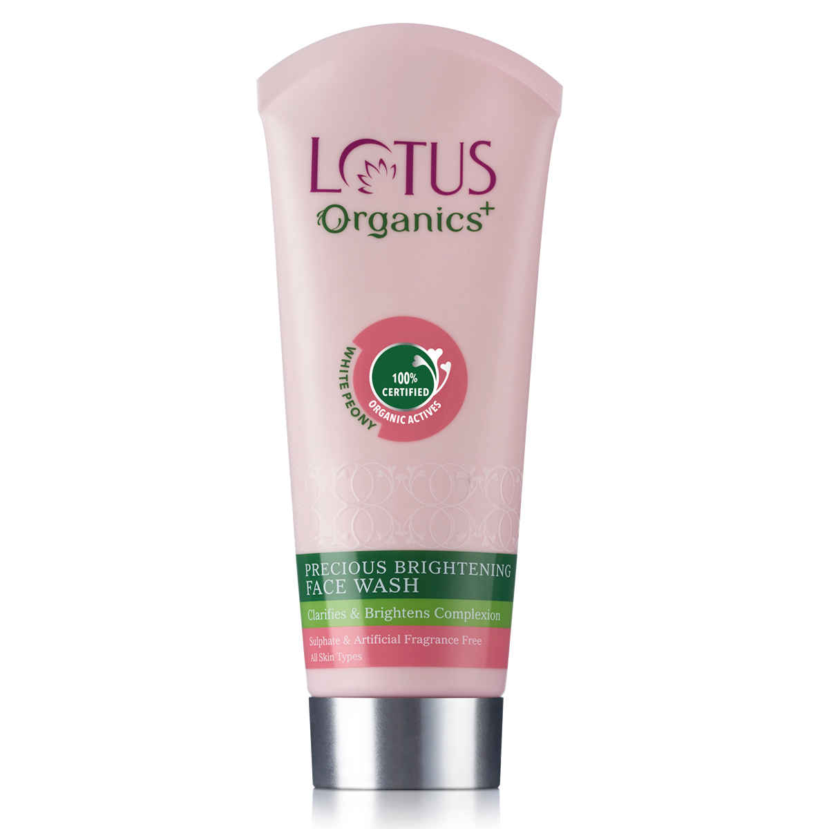 Buy Lotus Organics+ Precious Brightening Face Wash | For Skin Hydration & Brightening | Chemical Free & Organic | 100g - Purplle