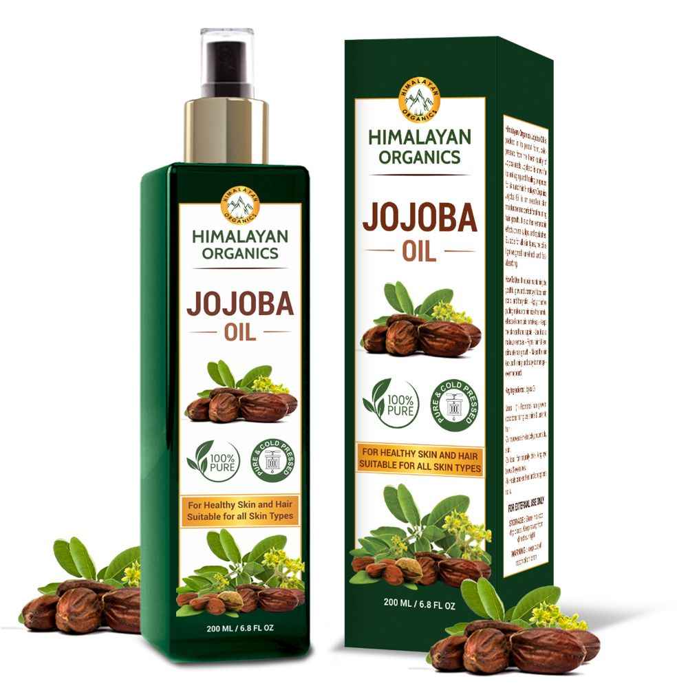 Buy Himalayan Organics Cold Press Virgin Jojoba Oil for Skin & Hair - (200 ml) - Purplle