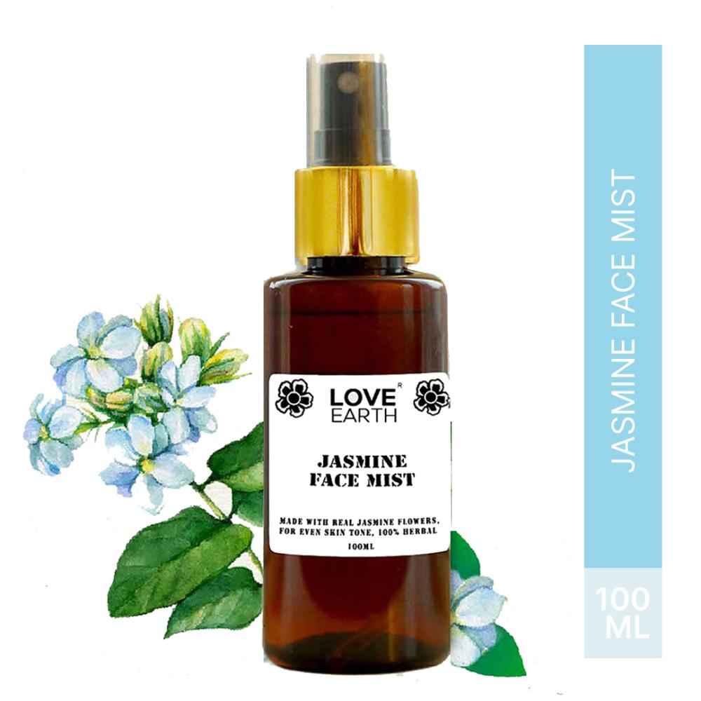 Buy Love Earth Jasmine Mogra Face Mist Toner with Jasmine Oil & Extracts 100ml - Purplle
