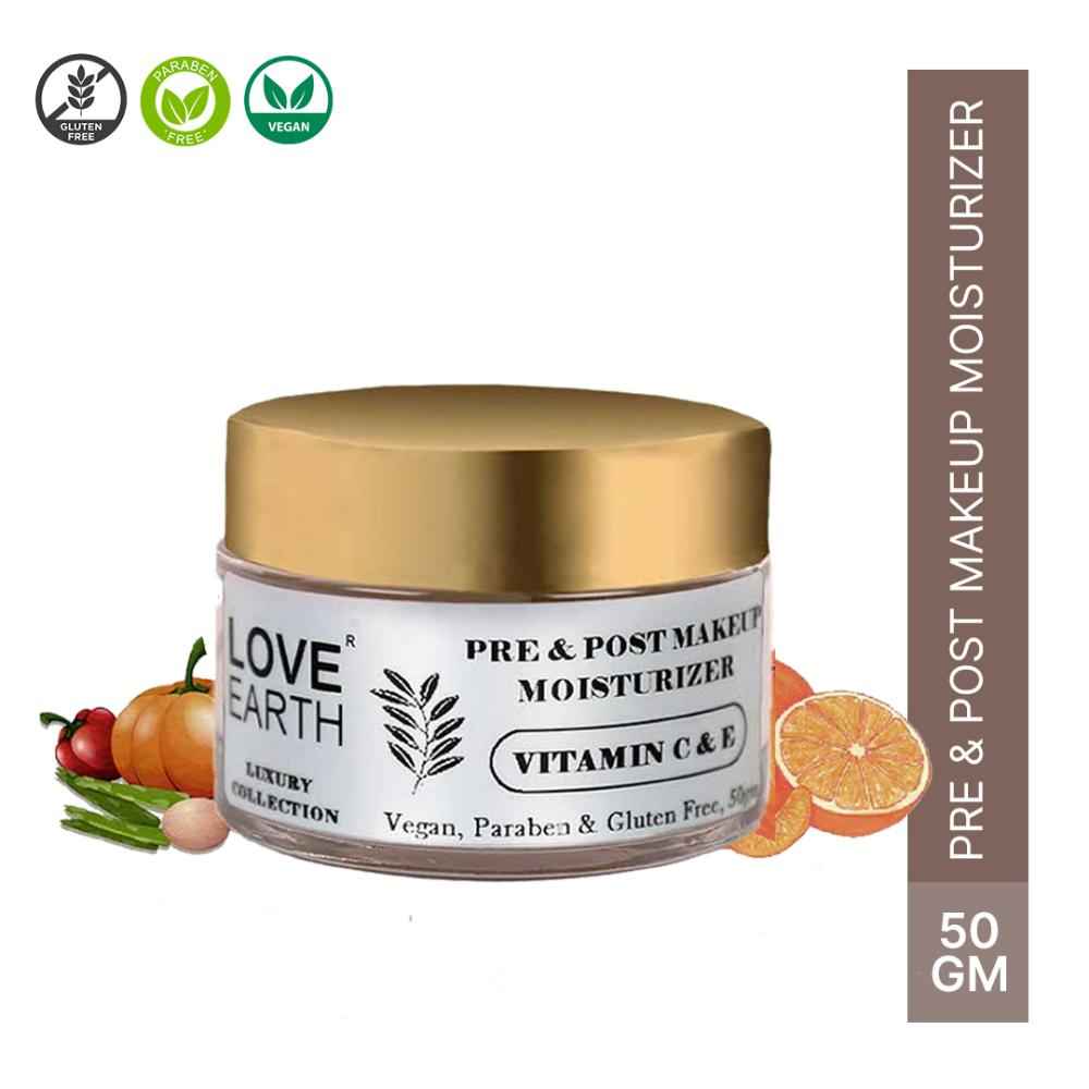 Buy Love Earth Pre & Post Makeup Face Moisturizer for Skin Hydration 50gm - Purplle