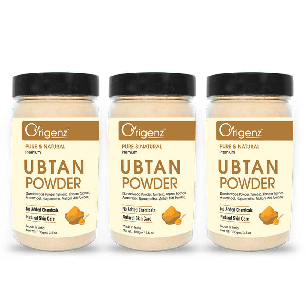 Buy Origenz Premium UBTAN Powder for Face & Body 100gm, Pack of 2 - Purplle