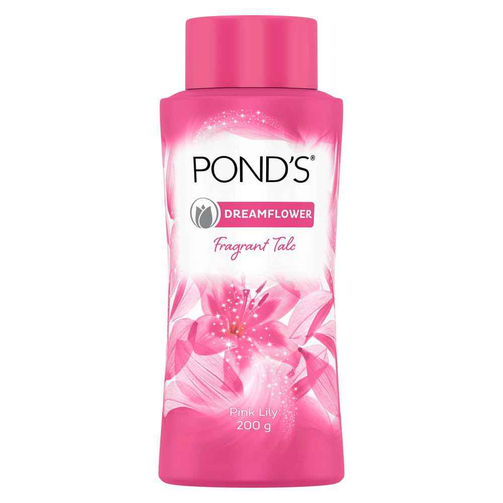 Buy POND'S Dreamflower Fragrant Talcum Powder, Pink Lily (200 g) - Purplle