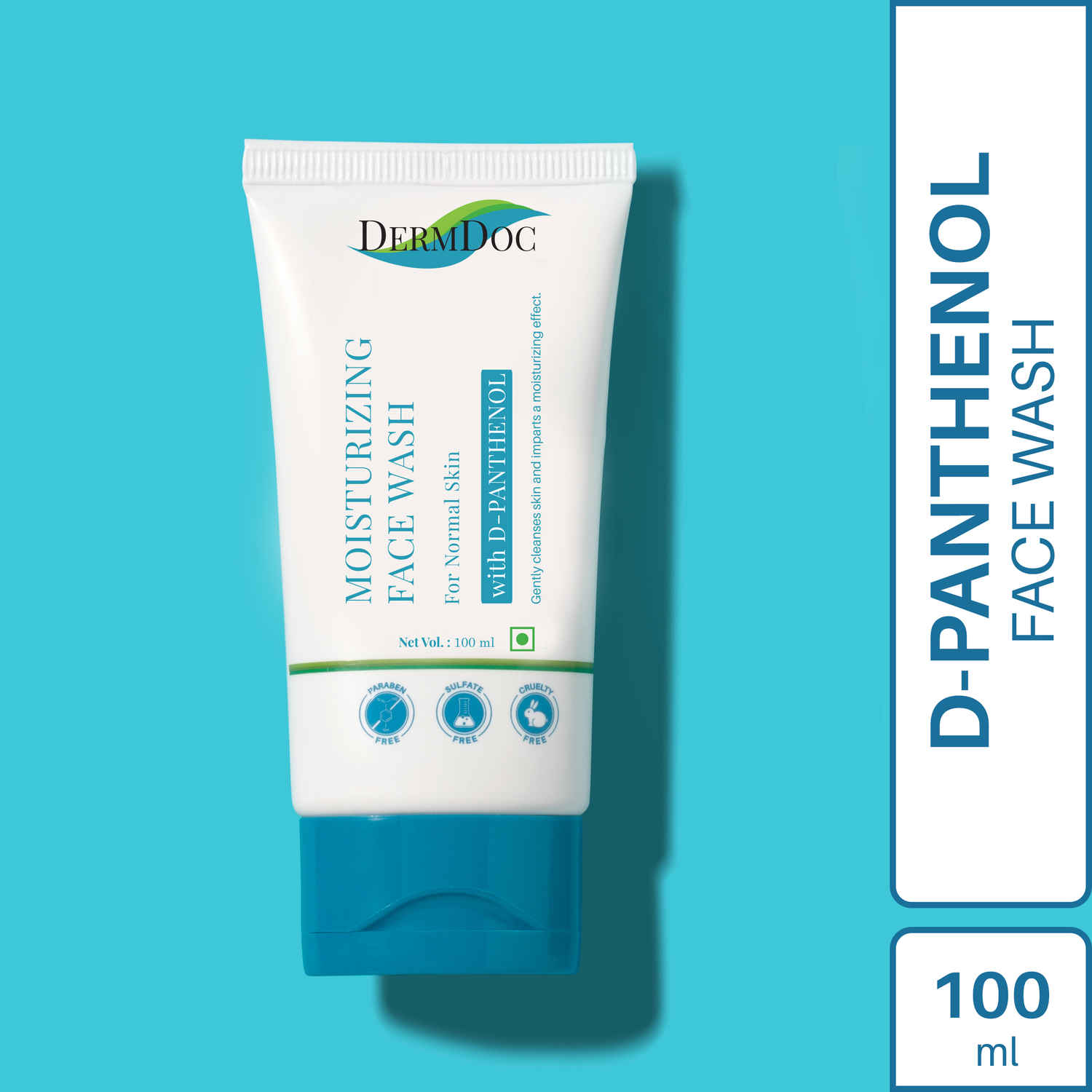 Buy DermDoc Moisturizing Face Wash with D-Panthenol (120 ml) - Purplle