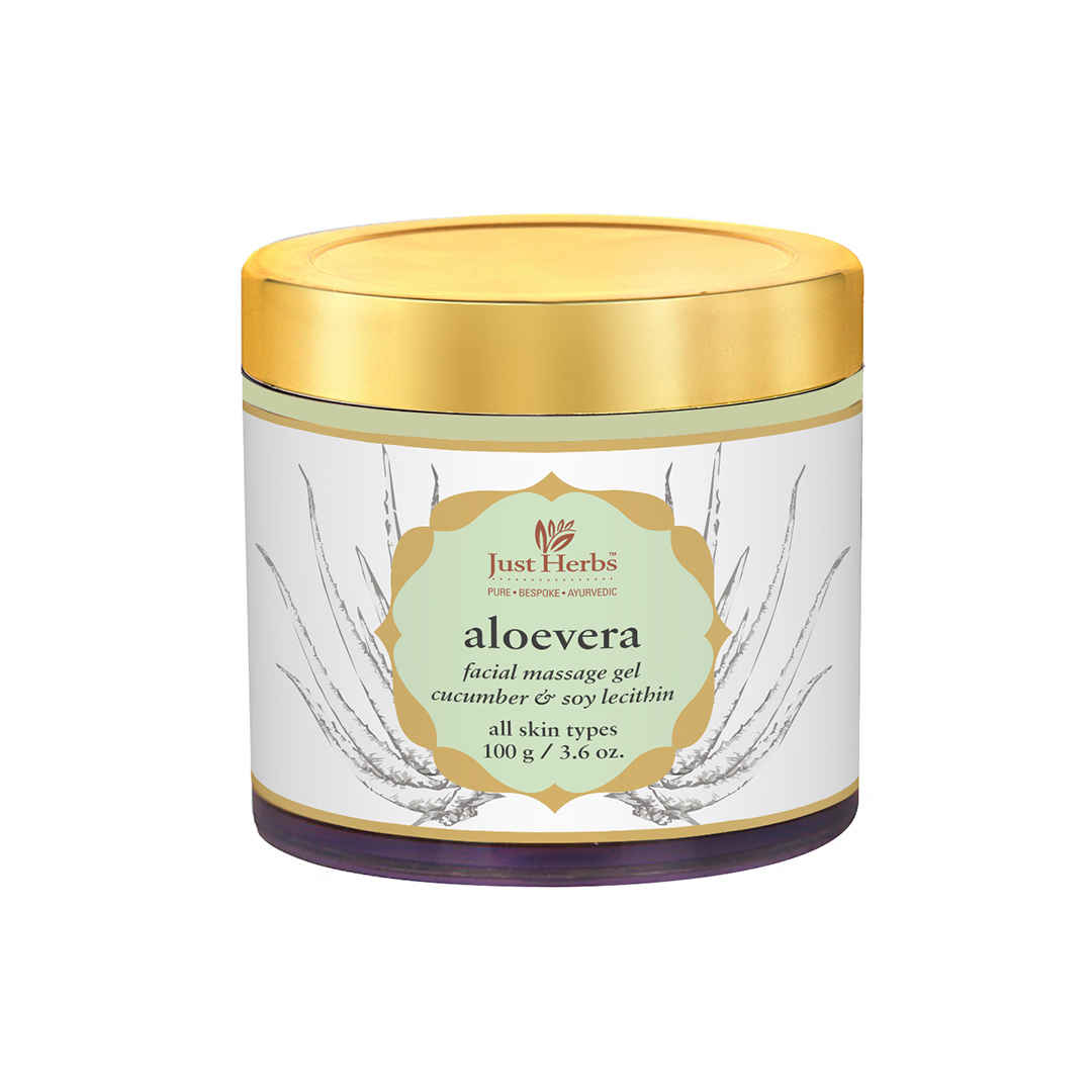 Buy Just Herbs Aloe Vera Facial Massage Gel (100 gm) - Purplle