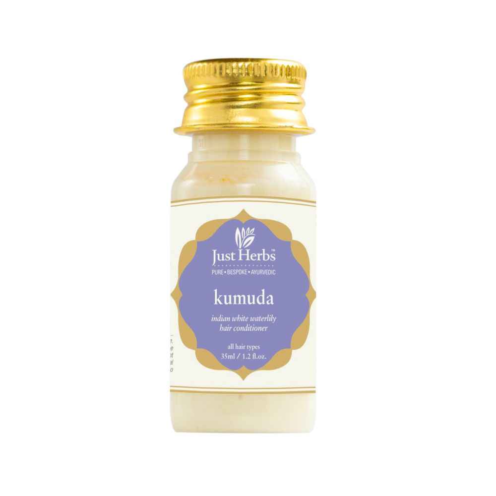 Buy Just Herbs Kumuda-Indian white waterlily silicone free conditioner (35 ml) - Purplle