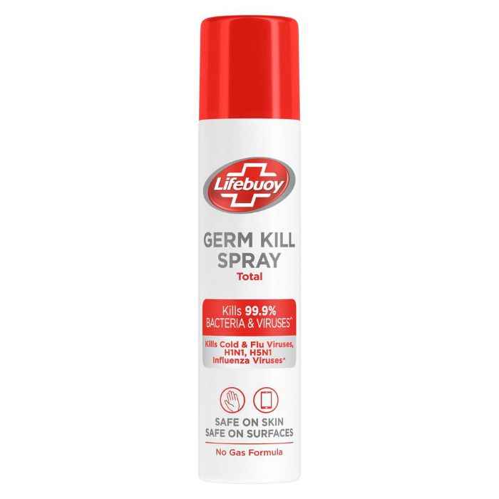 Buy Lifebuoy Antibacterial Germ Kill Spray (No Gas) – Safe On Skin, Safe On Surfaces, 200 ml - Purplle