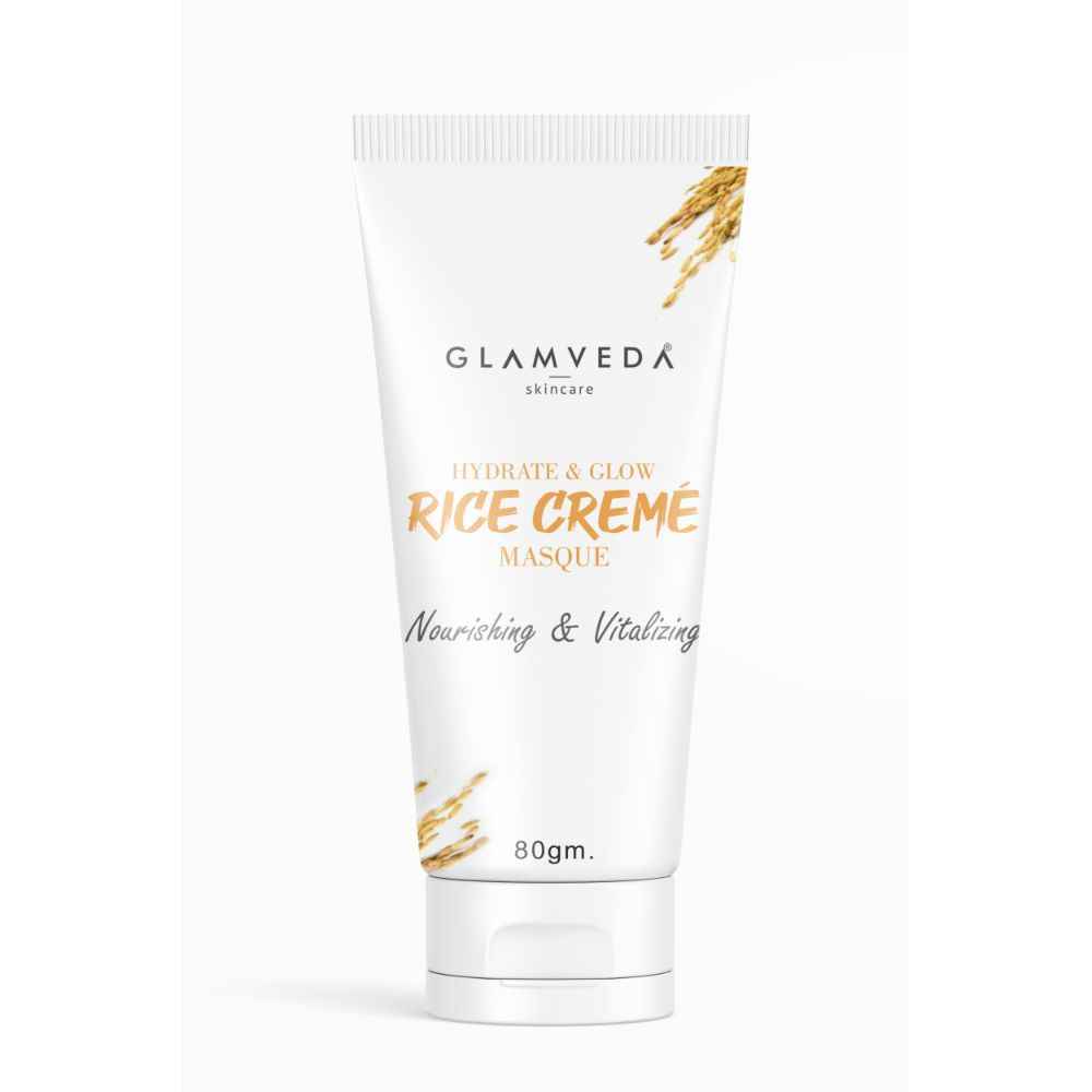 Buy Glamveda Hydrate & Glow Rice Creme' Masque (80 gm) - Purplle