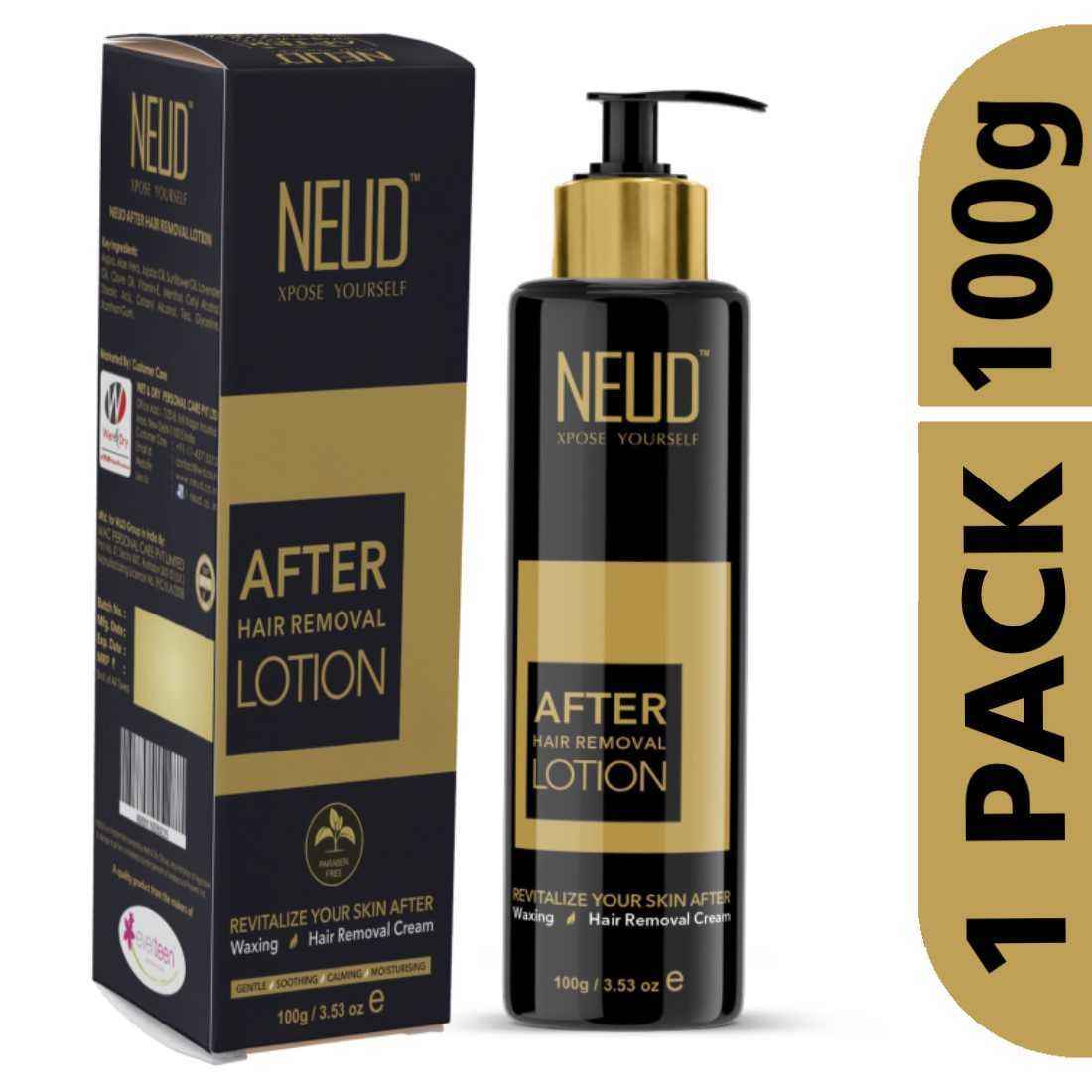 Buy NEUD After Hair Removal Lotion for Skin Care in Men and Women - 1 Pack (100 gm) - Purplle