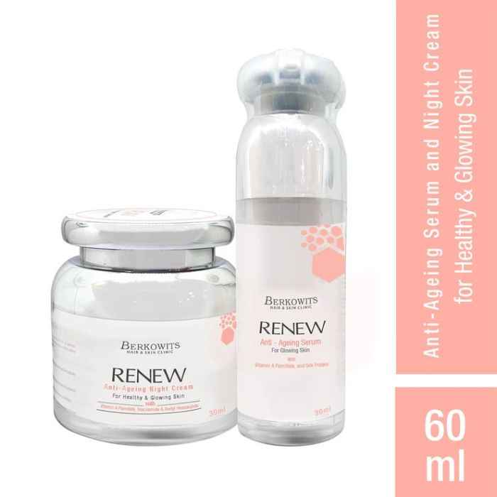 Buy Berkowits Renew Anti Aging Treatment Kit for Youthful Skin - Purplle