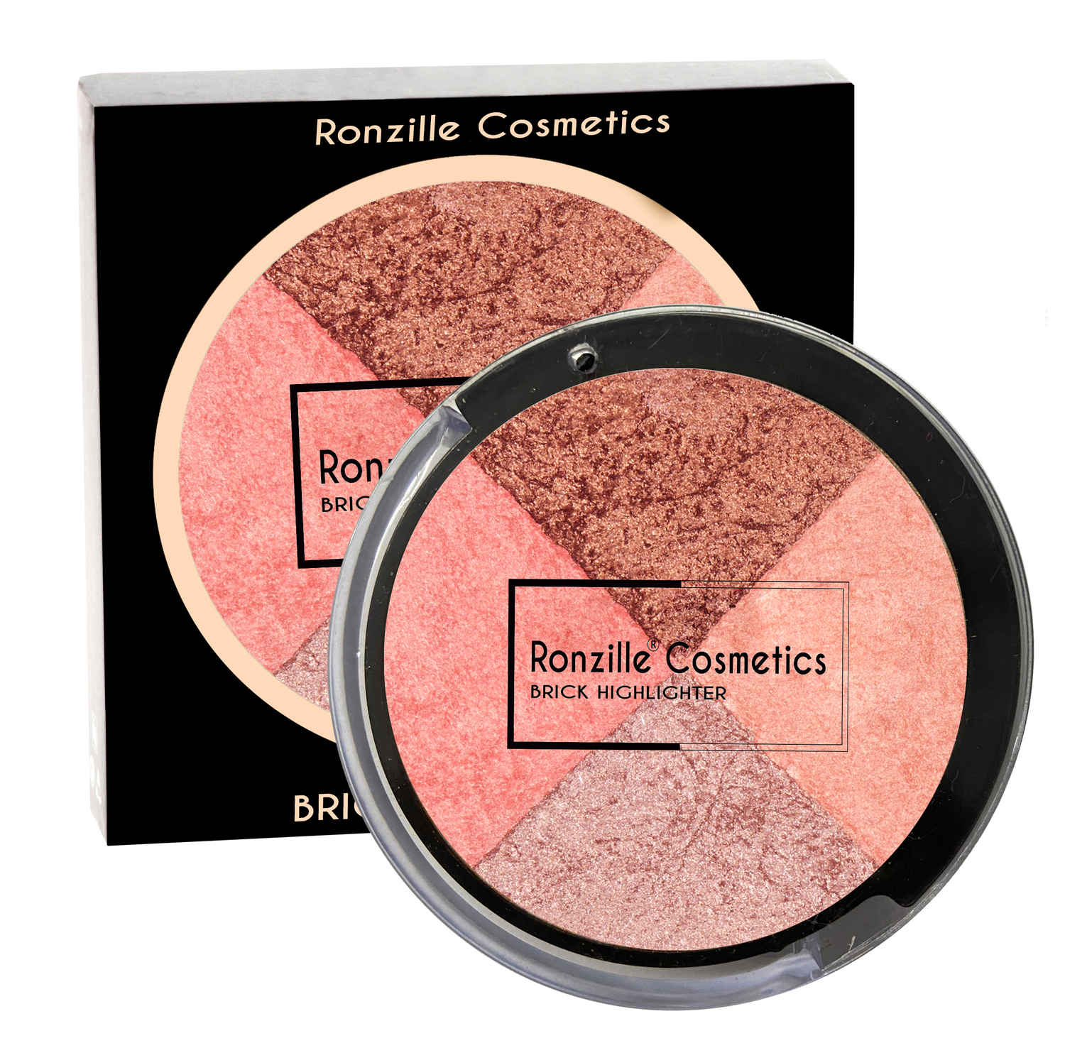 Buy Ronzille 4 In One Brick Highlighter 05 NO - Purplle