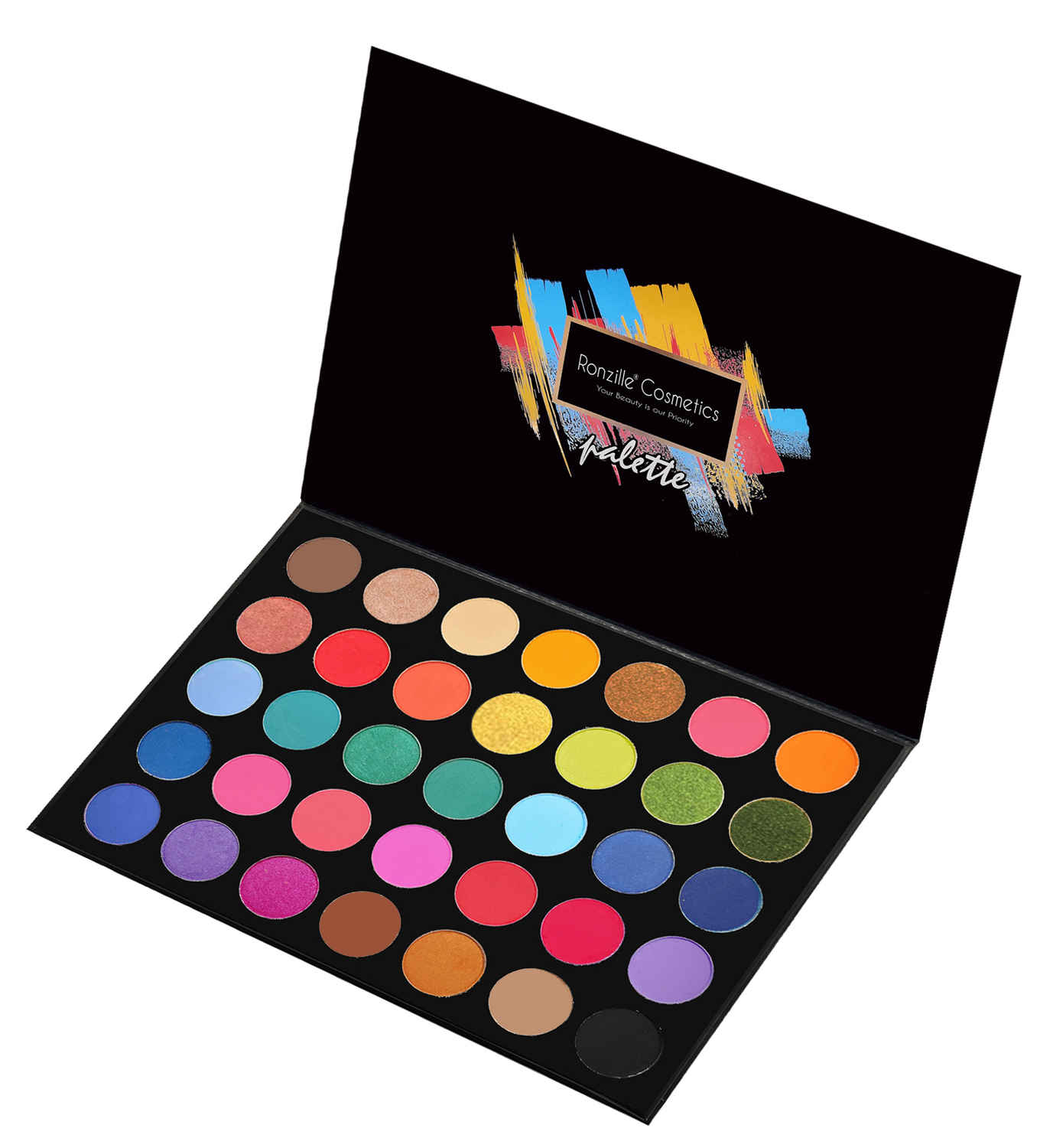 Buy Ronzille Professional 35 Colors Eyeshadow Kit - Purplle