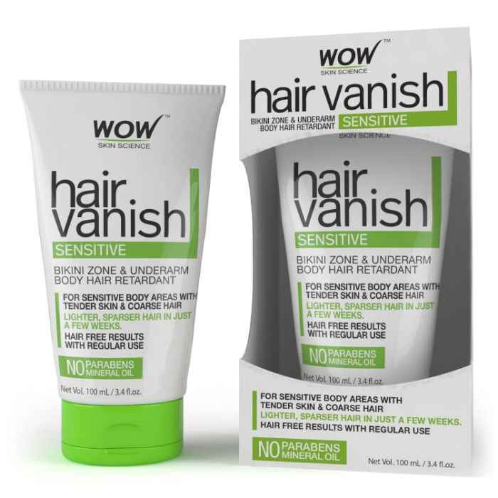 Buy WOW Skin Science Hair Vanish Sensitive (100 ml) - Purplle
