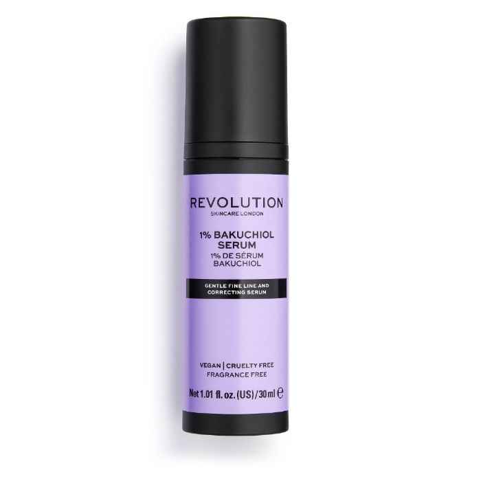 Buy Makeup Revolution Skin 1% Bakuchiol Serum (30 ml) (Lilac) - Purplle