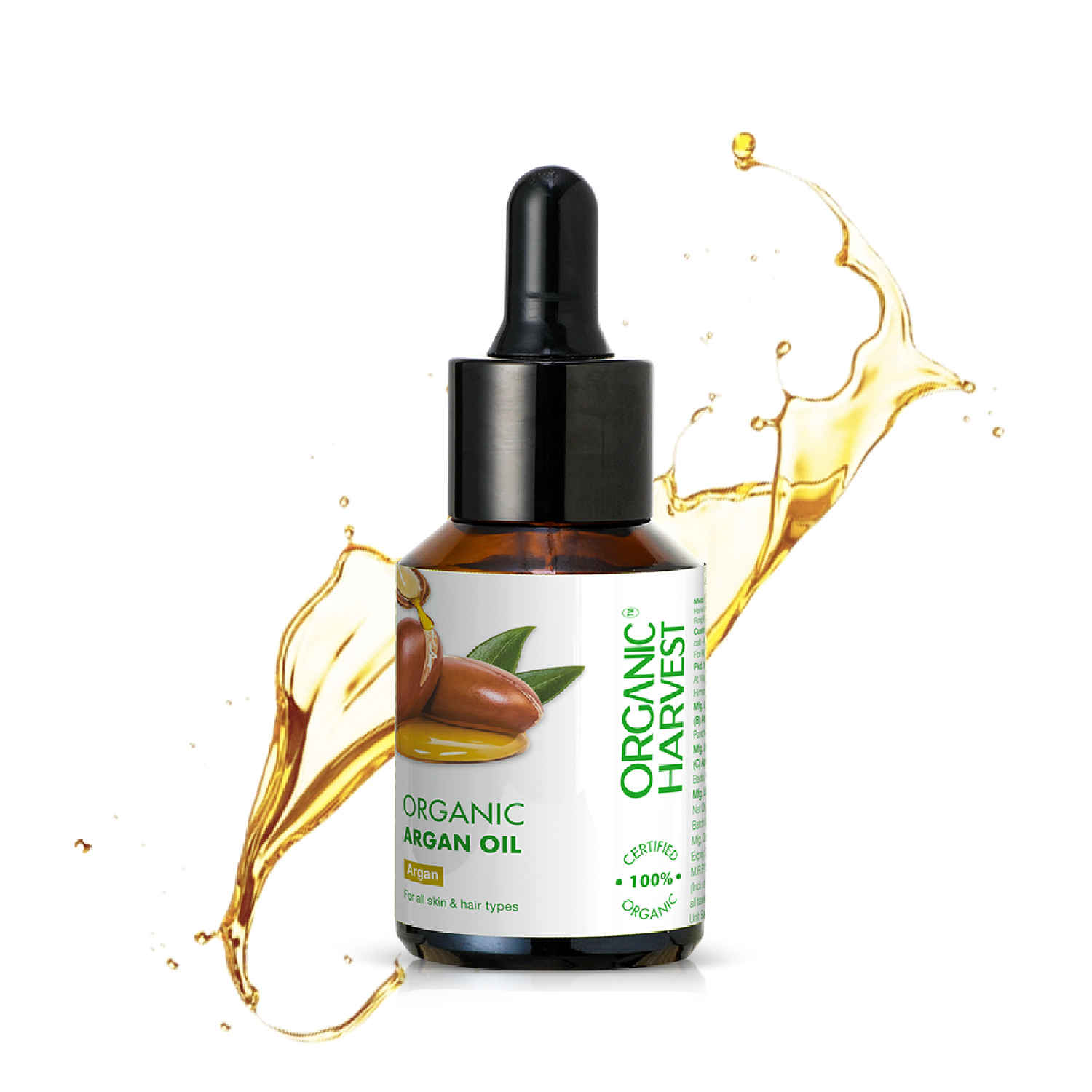 Buy Organic Harvest Organic Argan Oil | | For Dry Skin | Argan Oil for Face | 100% American Certified Organic | Sulphate & Paraben-free | 30 ml - Purplle
