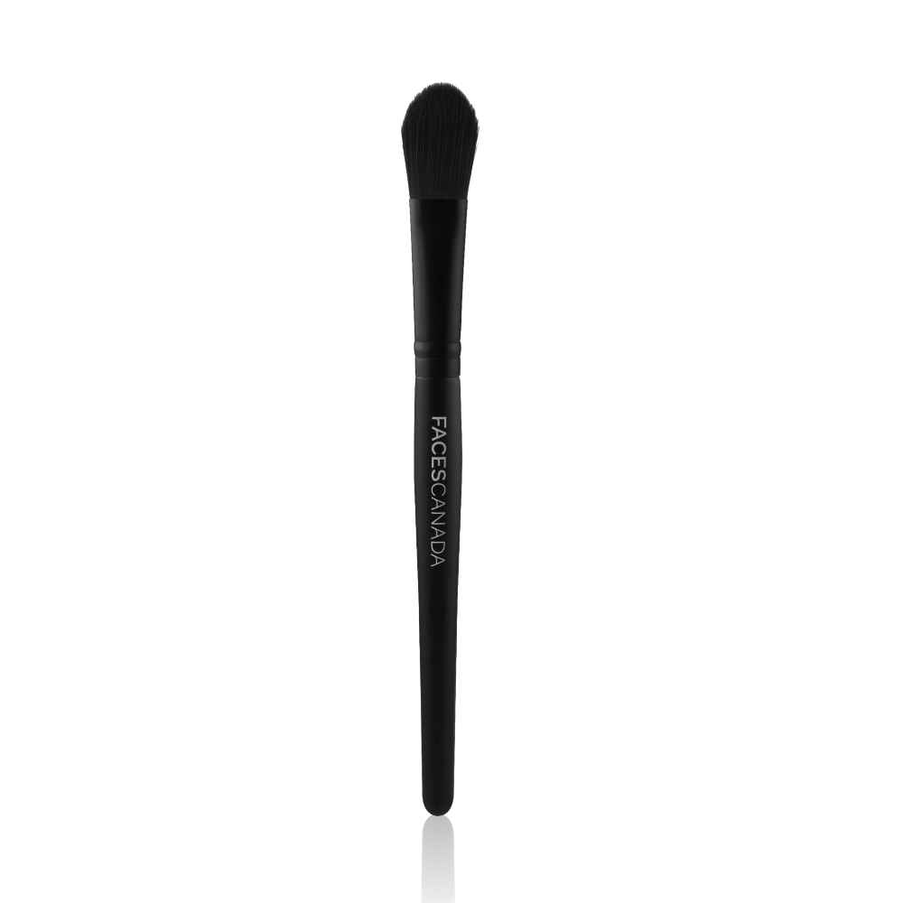 Buy FACES CANADA Foundation Brush | Easy Swipe | Precise Definition | Smooth Application | Flawless Finish | Impeccable Grip | Supremely Soft And Luxurious Synthetic Bristles 1 Pc - Purplle