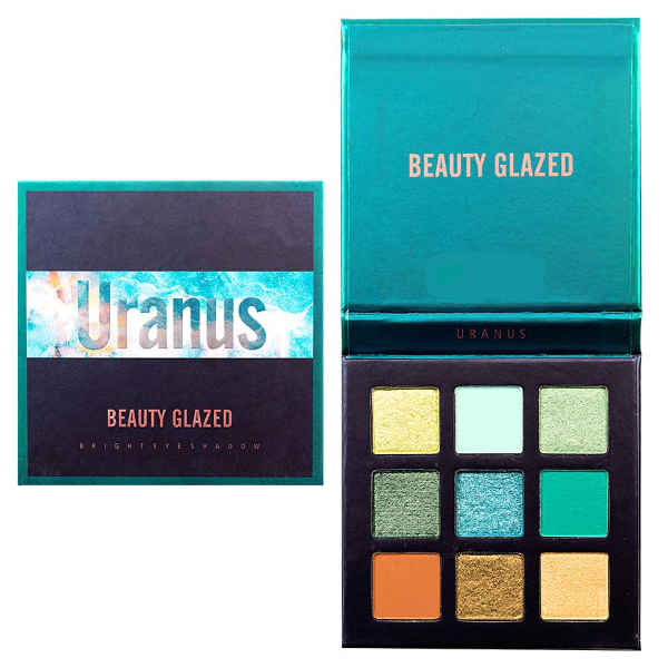 Buy Beauty Glazed 9 Colors Eyeshadow Palette - Uranus (40 g) - Purplle