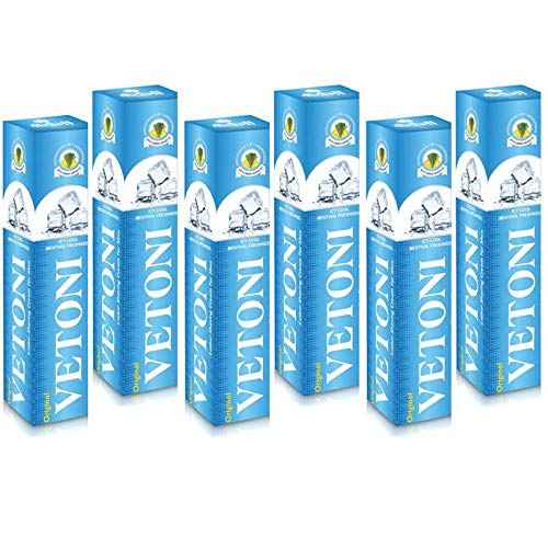 Buy Vetoni Original Shave Cream, for Men - The Perfect Gift, Menthol Punch, Protects Against Irritation and Razor Burn 6 X 125 gm, (Pack of 6) - Purplle