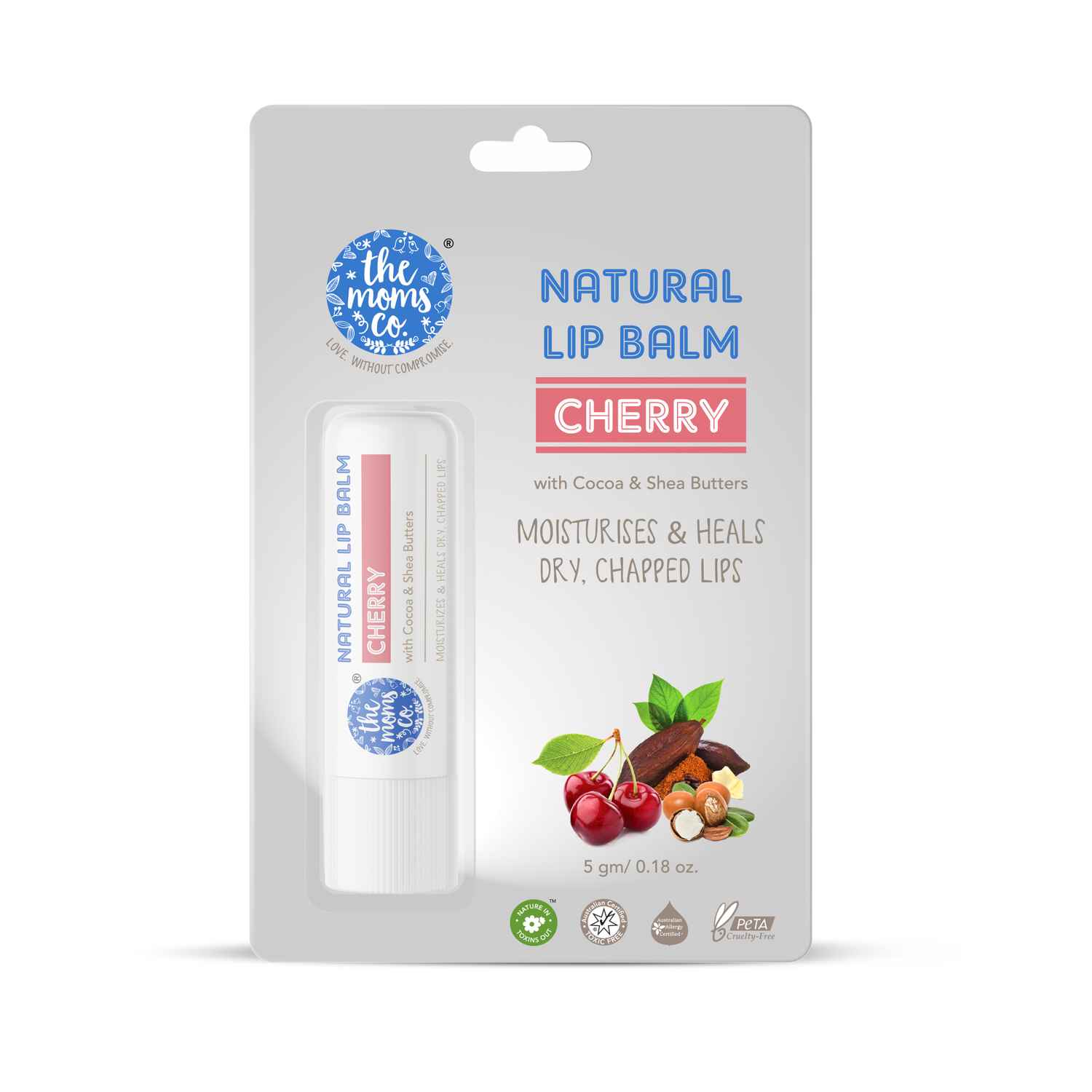 Buy The Moms Co. Natural Cherry Lip Balm (5 gm) - Purplle