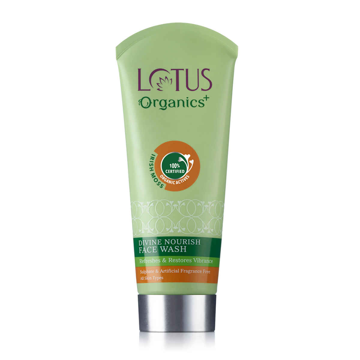 Buy Lotus Organics+ Divine Nourish Face Wash | For Skin Nourishment & Hydration | Sulphate Free | 100ml - Purplle