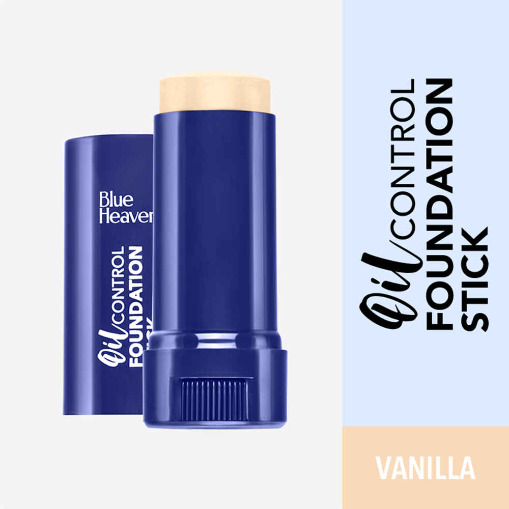 Buy Blue Heaven Oil Control Foundation Stick Silk Matte- Vanilla (11.5gm) - Purplle