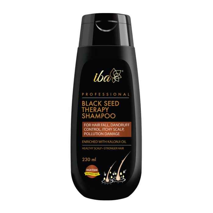 Buy Iba Professional Black Seed Therapy Shampoo | Kalonji Extract For Healthy Scalp & Stronger Hair | Deep Cleansing Formula For All Hair Types | No Sulfate No Paraben, 230 ml - Purplle