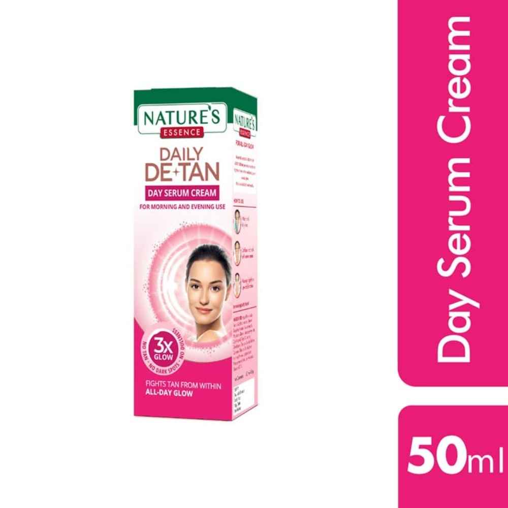 Buy Nature's Essence Daily De-Tan Day Serum Cream 50 ml/48 g - Purplle