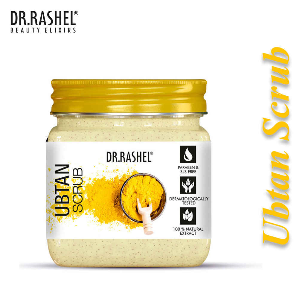 Buy Dr.Rashel Glowing Ubtan Face and Body Scrub For All Skin Types (380 ml) - Purplle