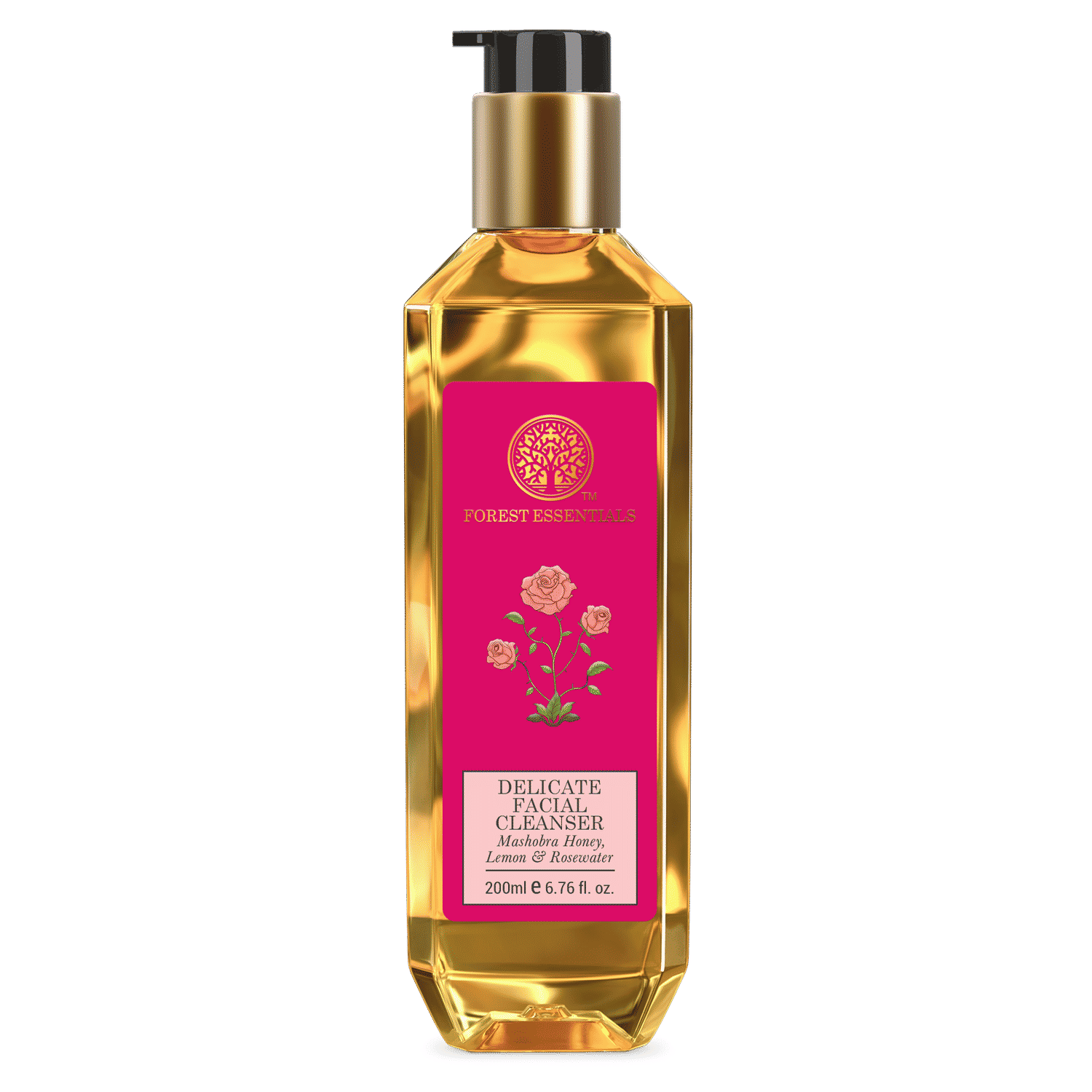 Buy Forest Essentials Delicate Facial Cleanser Mashobra Honey, Lemon & Rosewater 200 ml - Purplle