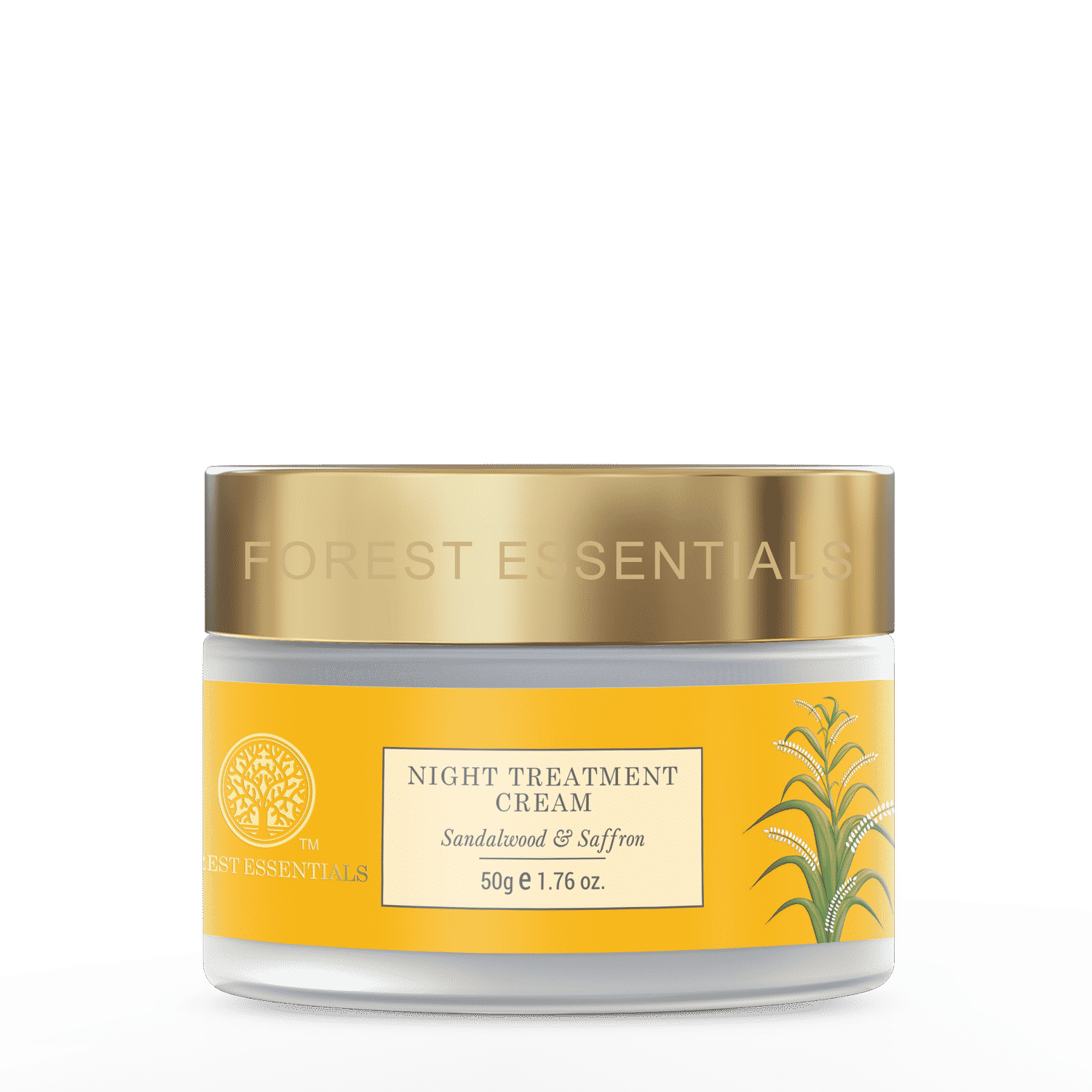 Buy Forest Essentials Night Treatment Cream Sandalwood & Saffron 50 gms - Purplle