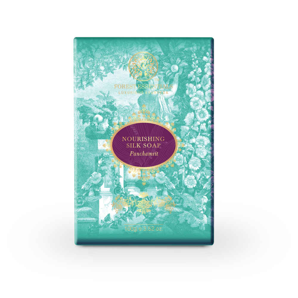 Buy Forest Essentials Nourishing Silk Soap Panchamrit 100 gms - Purplle