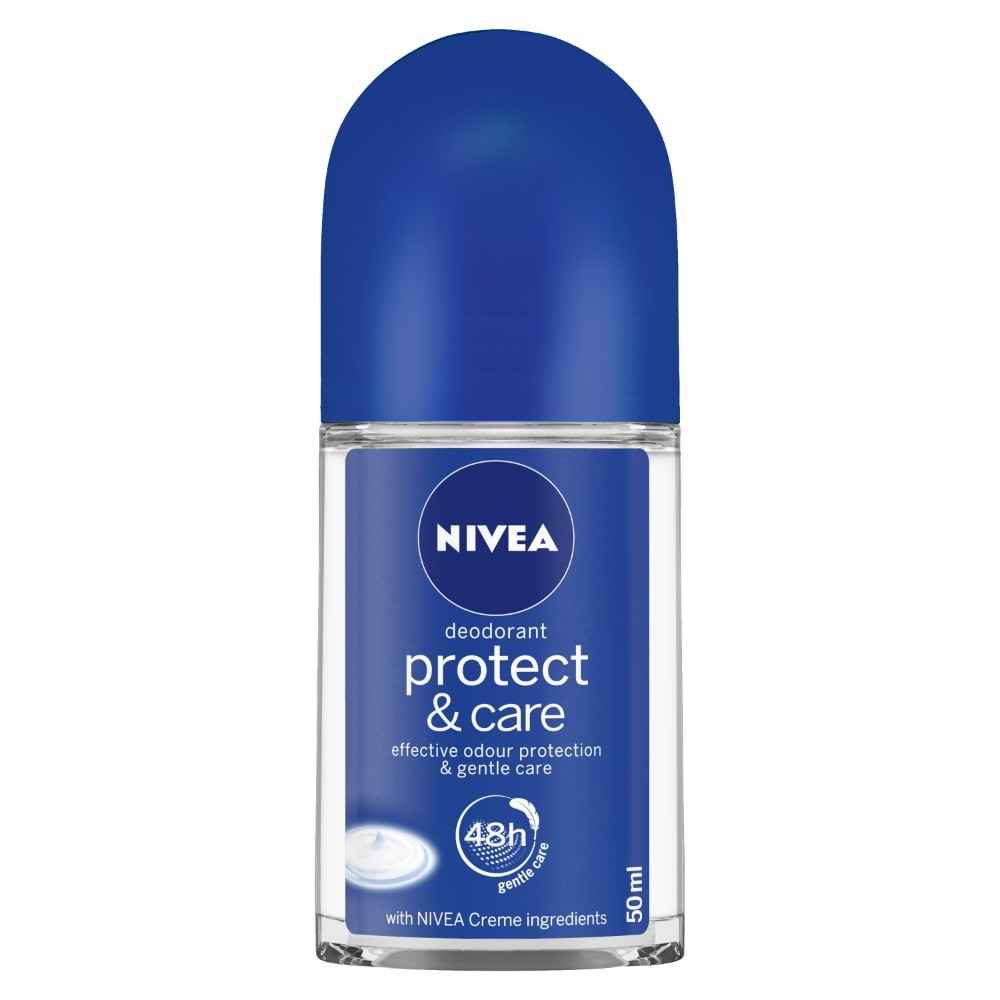 Buy NIVEA Deodorant Roll On Protect & Care 50ml - Purplle