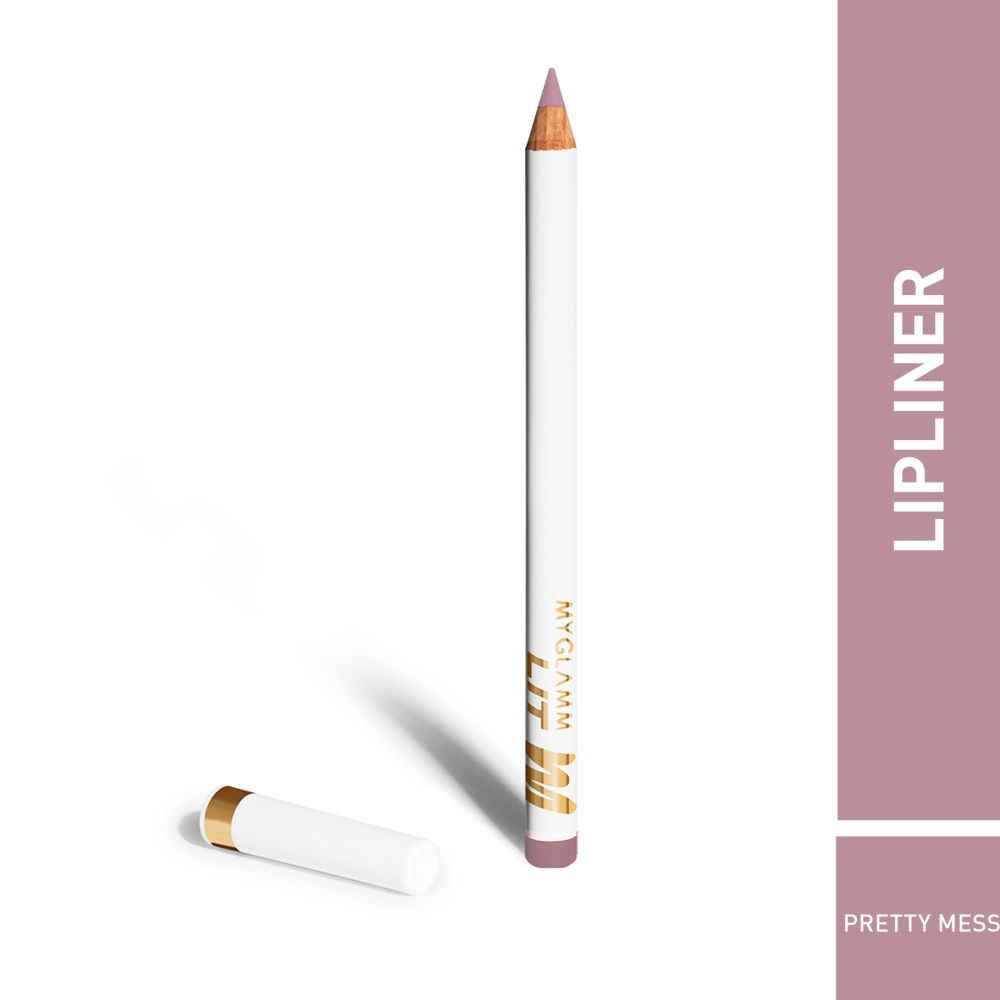 Buy MyGlamm LIT Matte Lipliner Pencil-Pretty Mess-1.14gm - Purplle