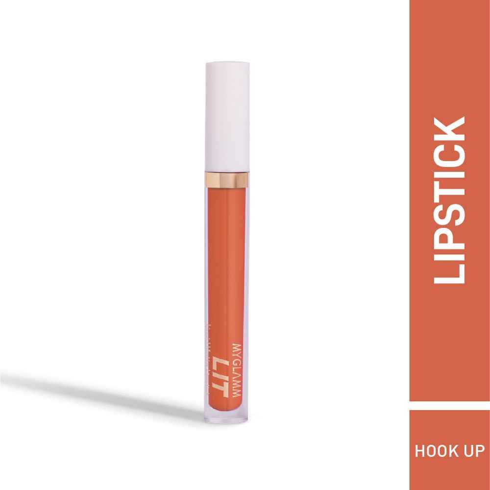 Buy MyGlamm LIT Liquid Matte Lipstick-Hook Up-3ml - Purplle