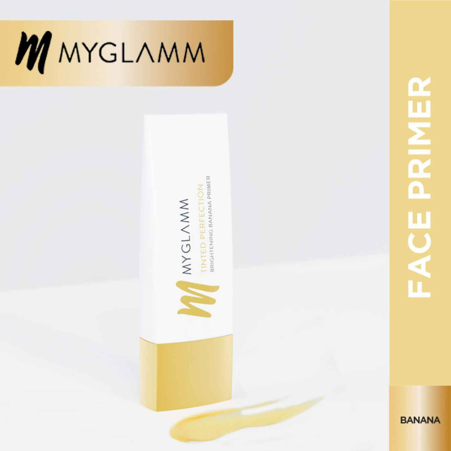 Buy MyGlamm Tinted Perfection Brightening Banana Primer-Banana-27gm - Purplle