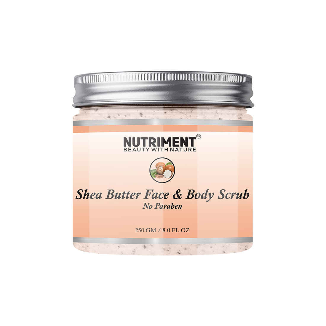 Buy Nutriment Shea Buter Face and Body Scrub, 250gm, Suitables For All Skin Types. - Purplle