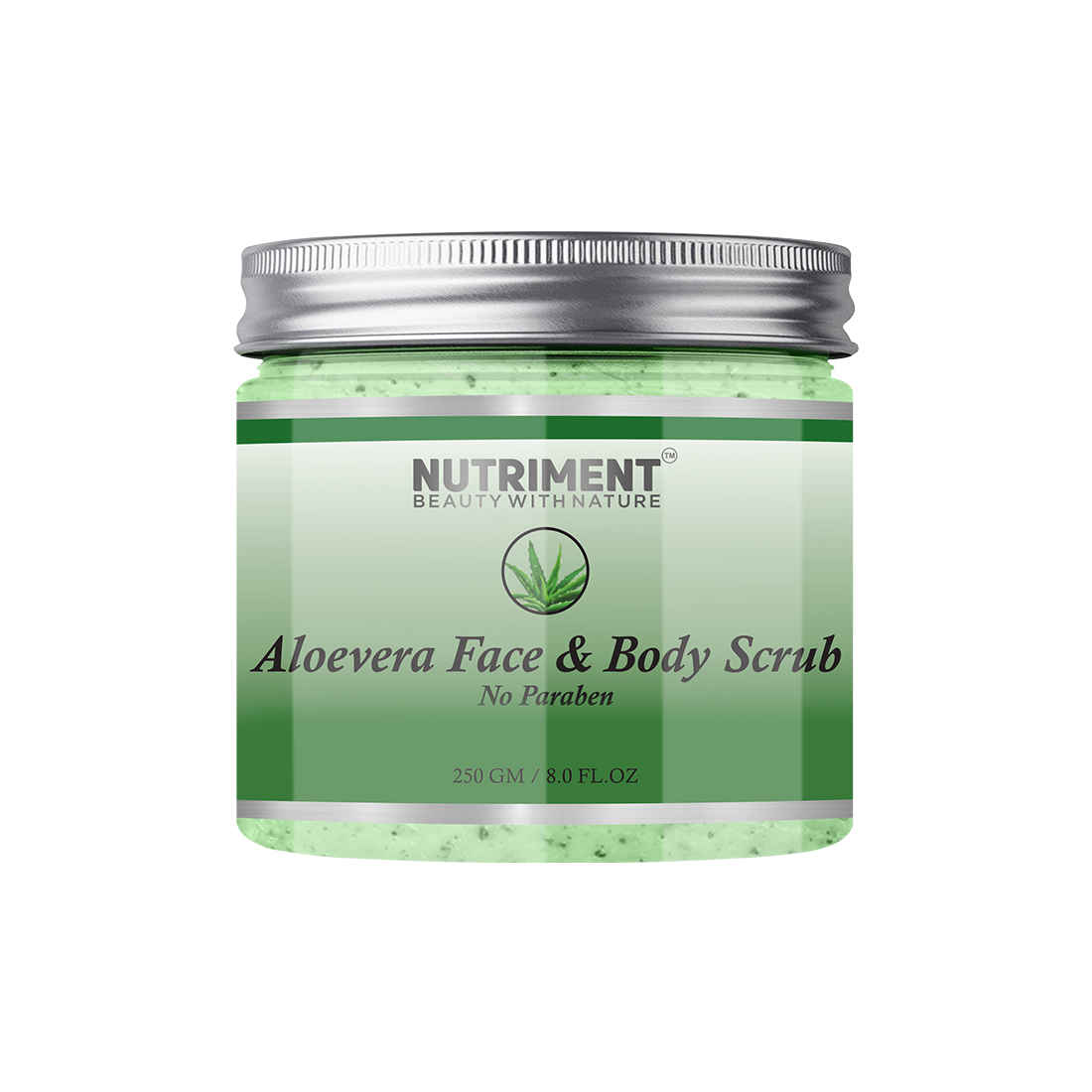 Buy Nutriment Aloevera Scrub for Deadskin Cells Removal, Removing Blackheads and Revitalises Healthy Skin, Paraban Free 250 gmram Suitable for all skin types - Purplle