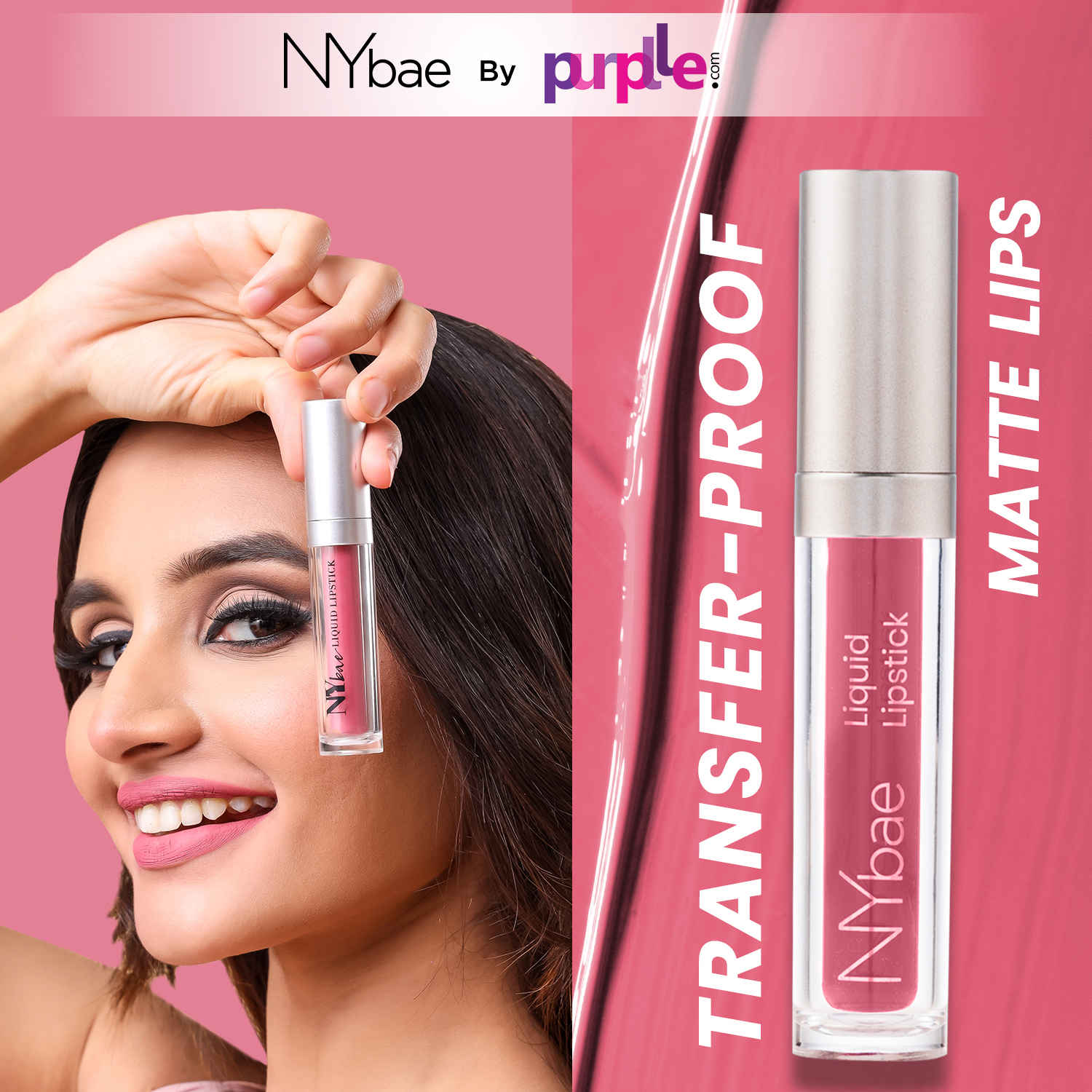 Buy NY Bae Confessions Of A Lip-a-holic Liquid Lipstick | Primer + Matte | Pink Brown | Moisturizing | Long Lasting | Red Carpet Dream 13 (4.5 ml) - Purplle