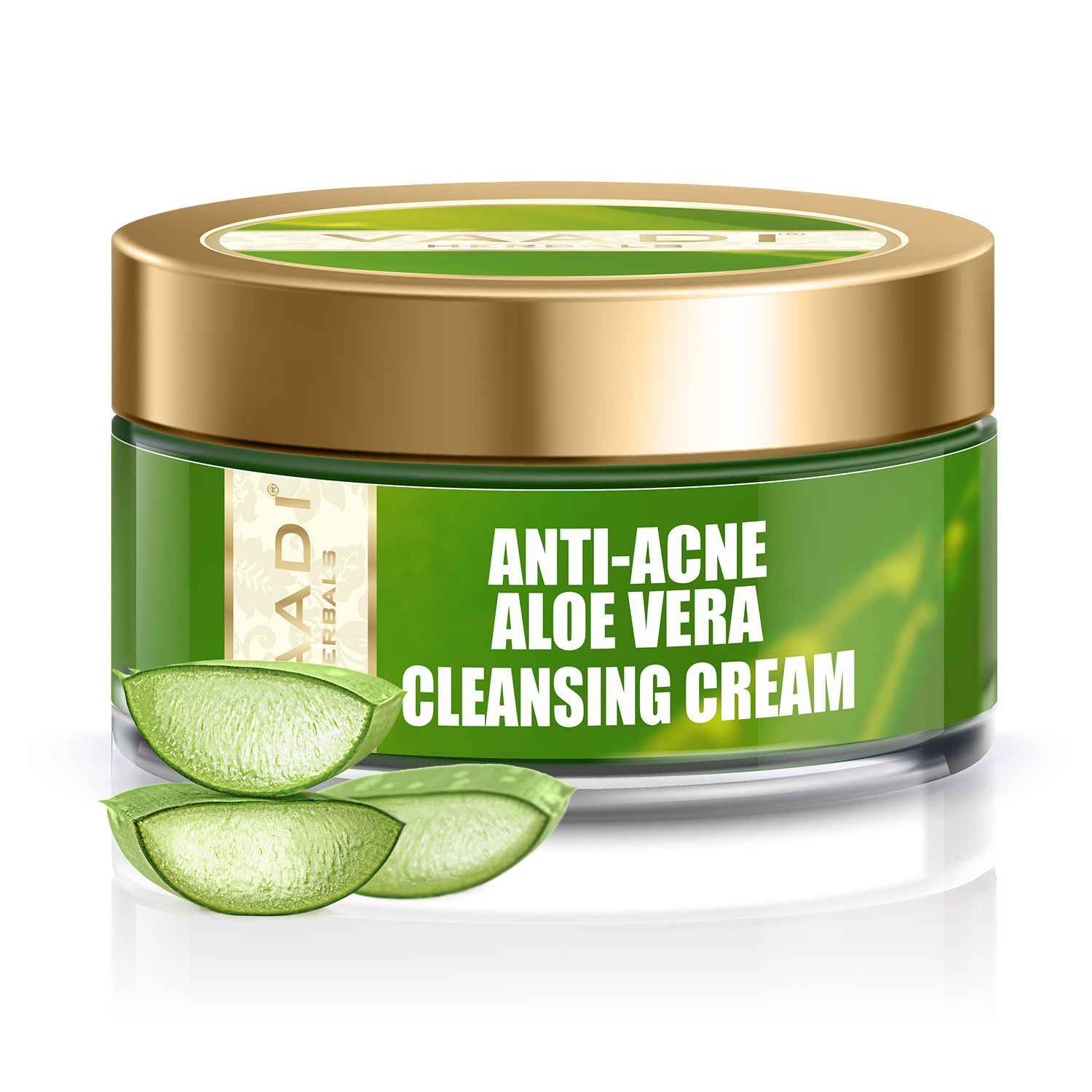 Buy Vaadi Herbals Anti Acne Aloe Vera Cleansing Cream (50 gm) - Purplle