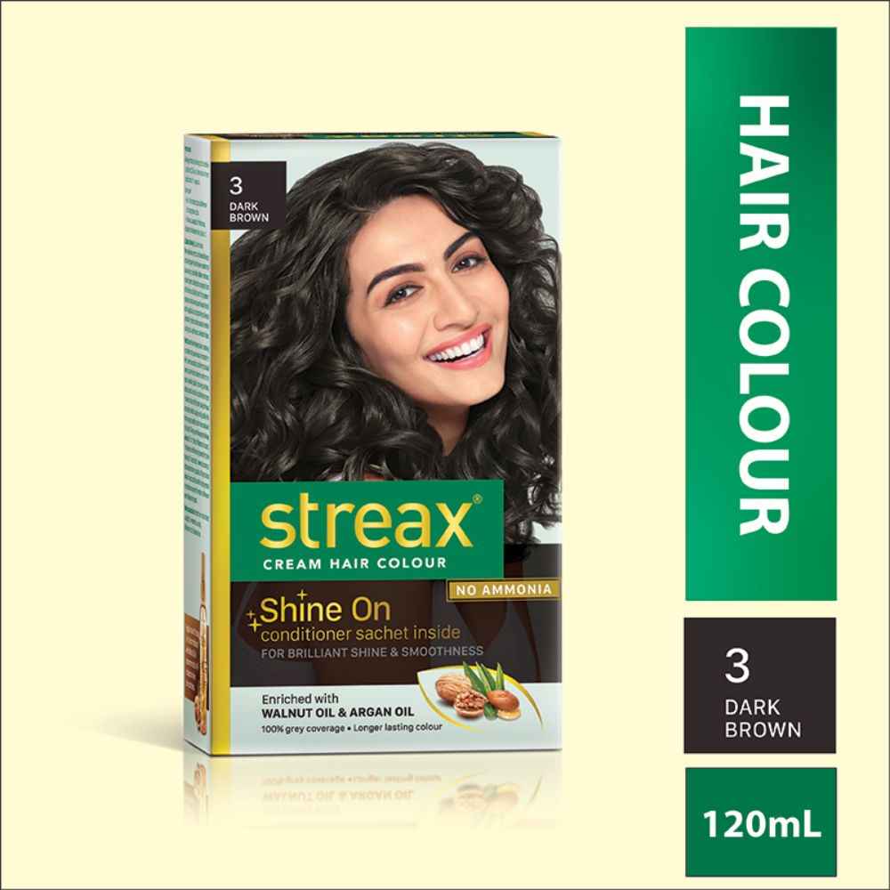 Buy Streax Hair Colour - Dark Brown (120 ml) - Purplle