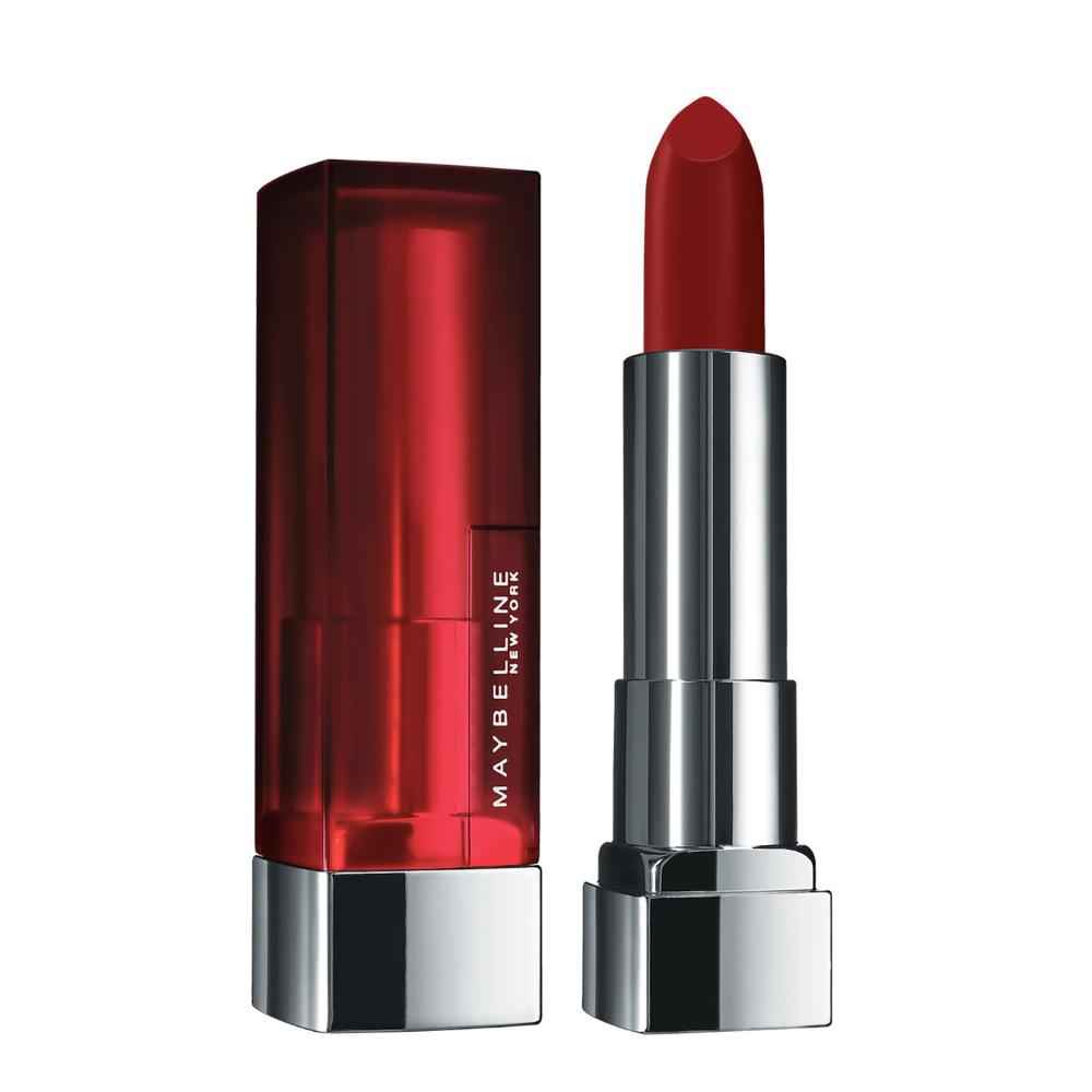 Buy Maybelline New York Matte Lipstick, Intense Colour, Keeps Lips Moisturised, 604 Moody Crimson Color Sensational Creamy Matte Lipstick, 3.9 gm - Purplle