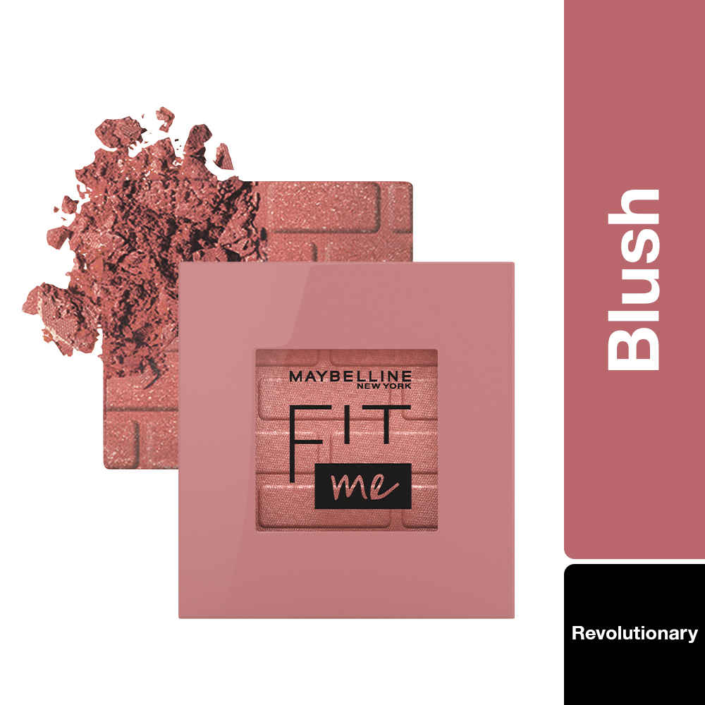 Buy Maybelline New York New Fit Me Mono Blush, 16 hours Easy to Use Long-lasting Cheek Blush, Natural and True to Tone Blush - 50 Revolutionary | 4.5 gm - Purplle