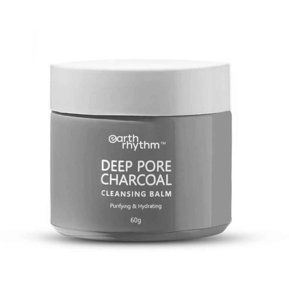 Buy Earth Rhythm Deep Pore Charcoal Cleansing Balm| Purifying & Hydrating | for All Skin Types | Women - 60 G - Purplle