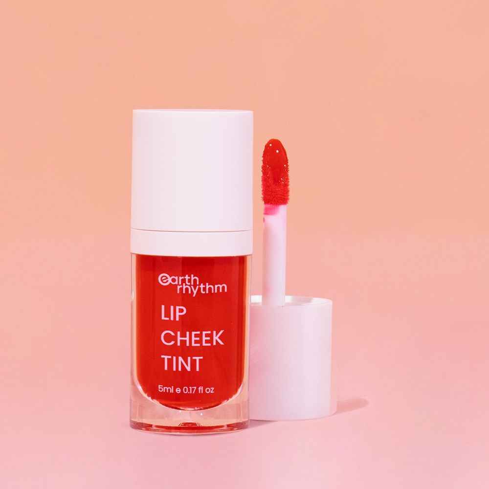 Buy Earth Rhythm Lip & Cheek Tint - Cherry, Long Stay & Everyday Wear with Goodness of Pomegranate Flower & Jojoba Oil, 100% Natural ‚ 5 ml - Purplle