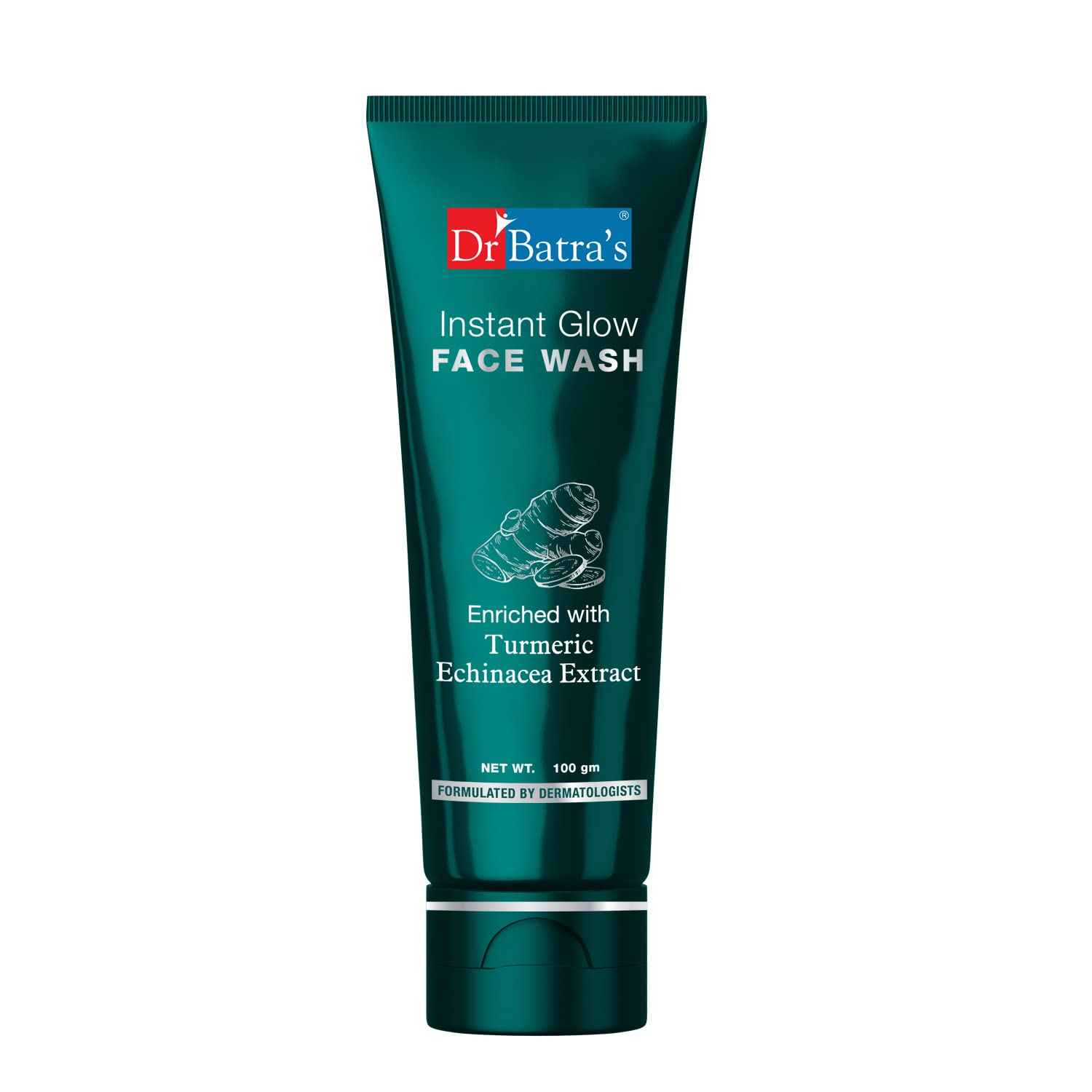 Buy Dr.Batra`s Instant Glow Face Wash Enriched With Tumeric For Healthy & Glowing Skin - 100 gm - Purplle