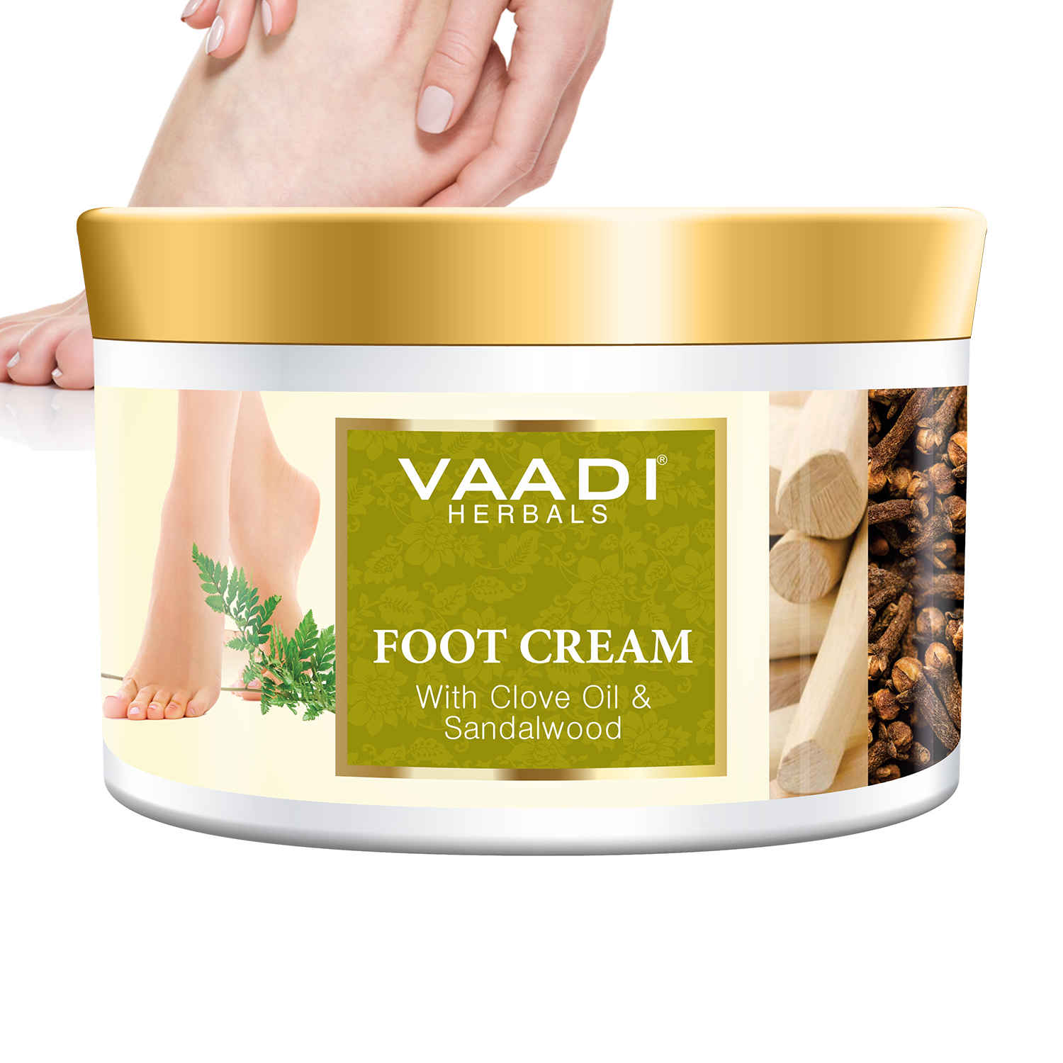 Buy Vaadi Herbals Foot Cream- With Clove Oil & Sandalwood (500 gm) - Purplle