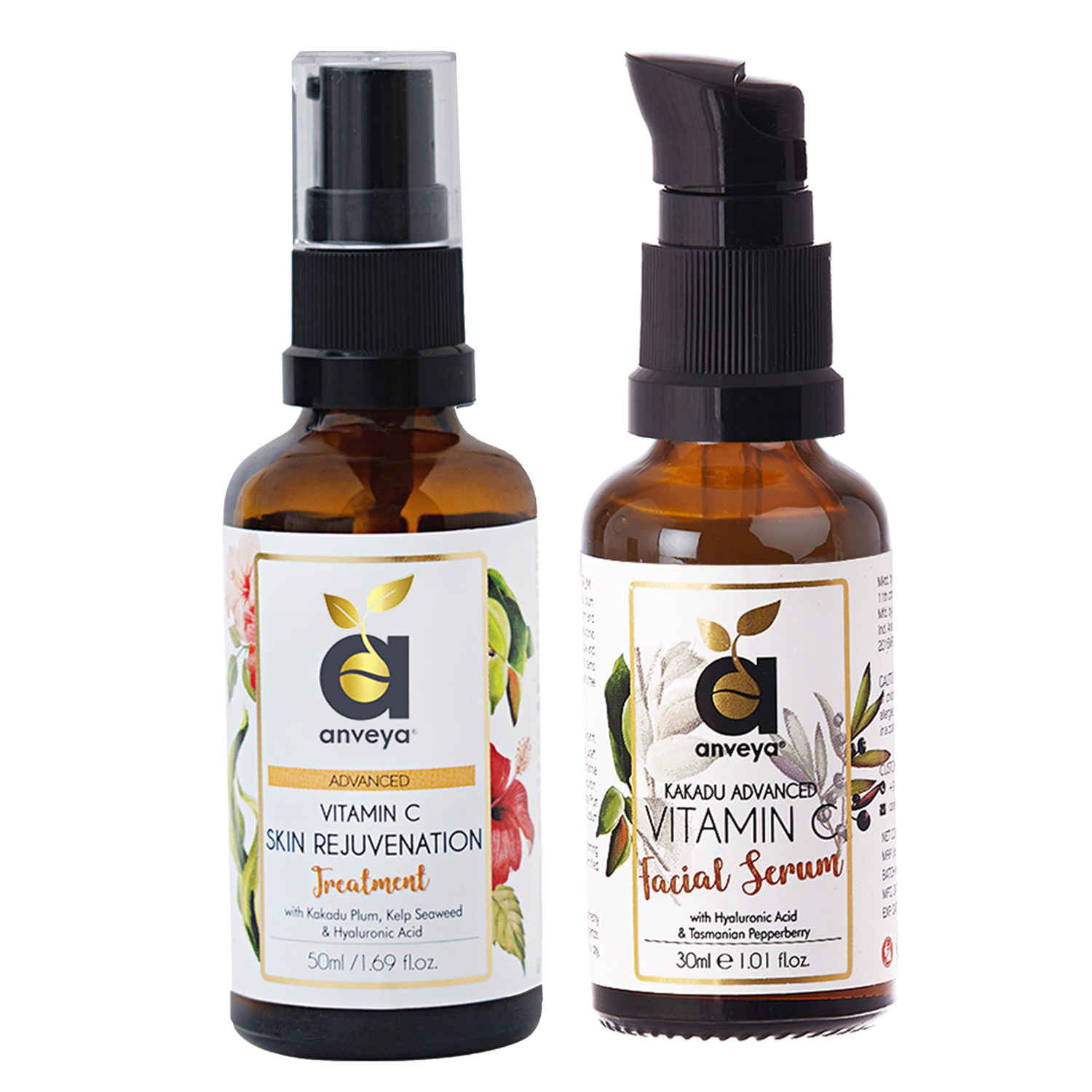 Buy Anveya Advanced Vitamin C Facial Serum & Vit C Skin Rejuvenation Cream For Anti-Aging & Pigmentation - Purplle