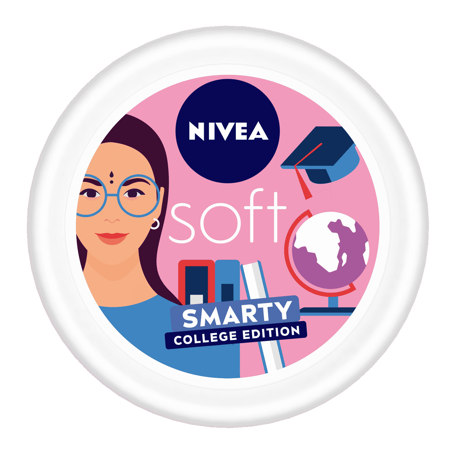 Buy NIVEA Soft Moisturizer for Face, Hand & Body, Non Sticky Cream, Smarty College Edition, 200 ml - Purplle
