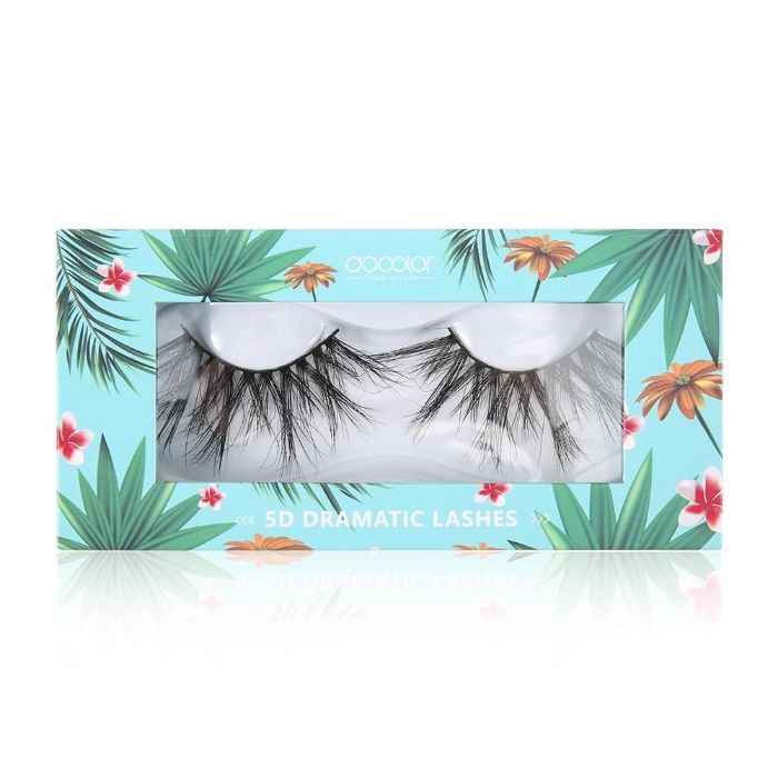 Buy Docolor Dramatic 5D Fake Eyelashes Mink Eyelashes Natural Look&Professional Makeup Handmade Thick Fluffy Soft Long Lashes, Reusable Cruelty-Free Cosplay False Eyelashes for Women (Docolor-JJM5D-07) - Purplle