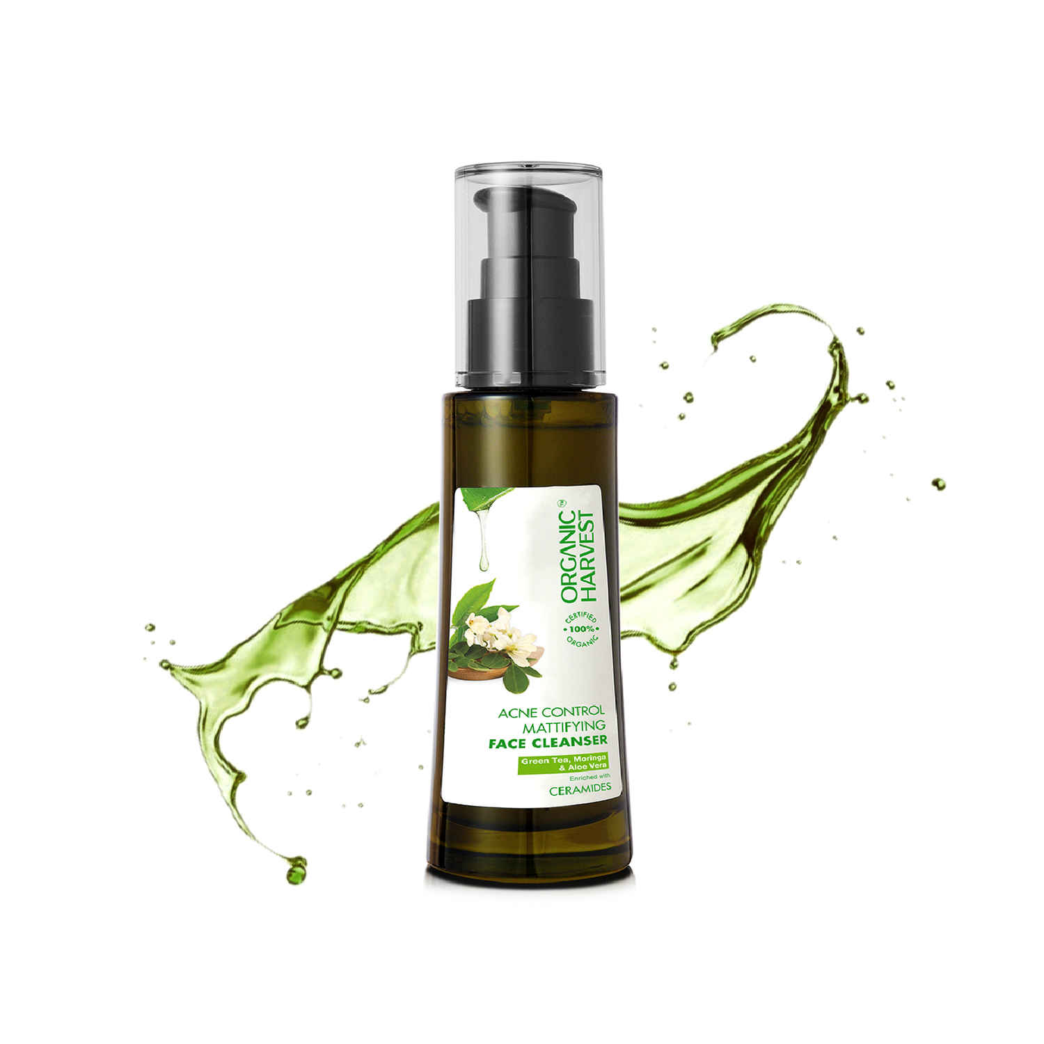 Buy Organic Harvest Vitamin B Organic Face Cleanser, 100 gm, Enriched with Goodness of Niacinamide and Spinach, Ideal for Oily and Combination Skin Types, Sulphate and Paraben Free - Purplle