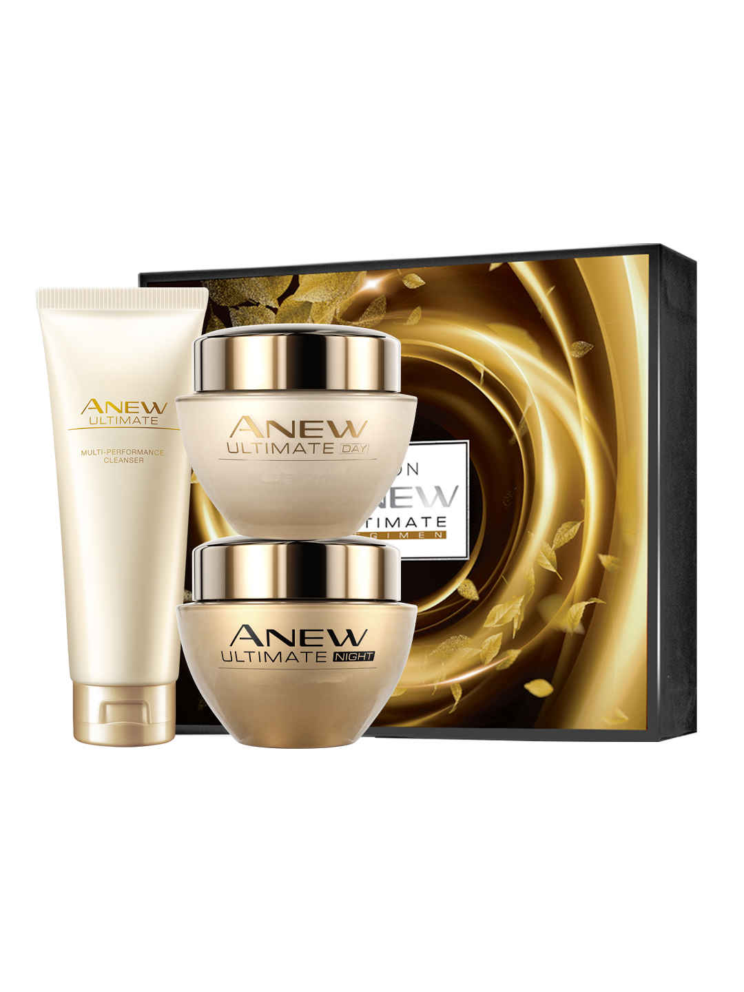 Buy Avon Anew Ultimate Bundle Box (Day, Night, Cleanser) - Purplle
